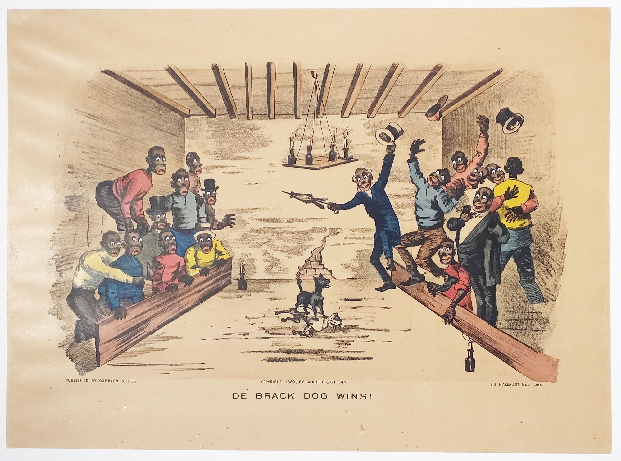 De brack dog wins! 1889.