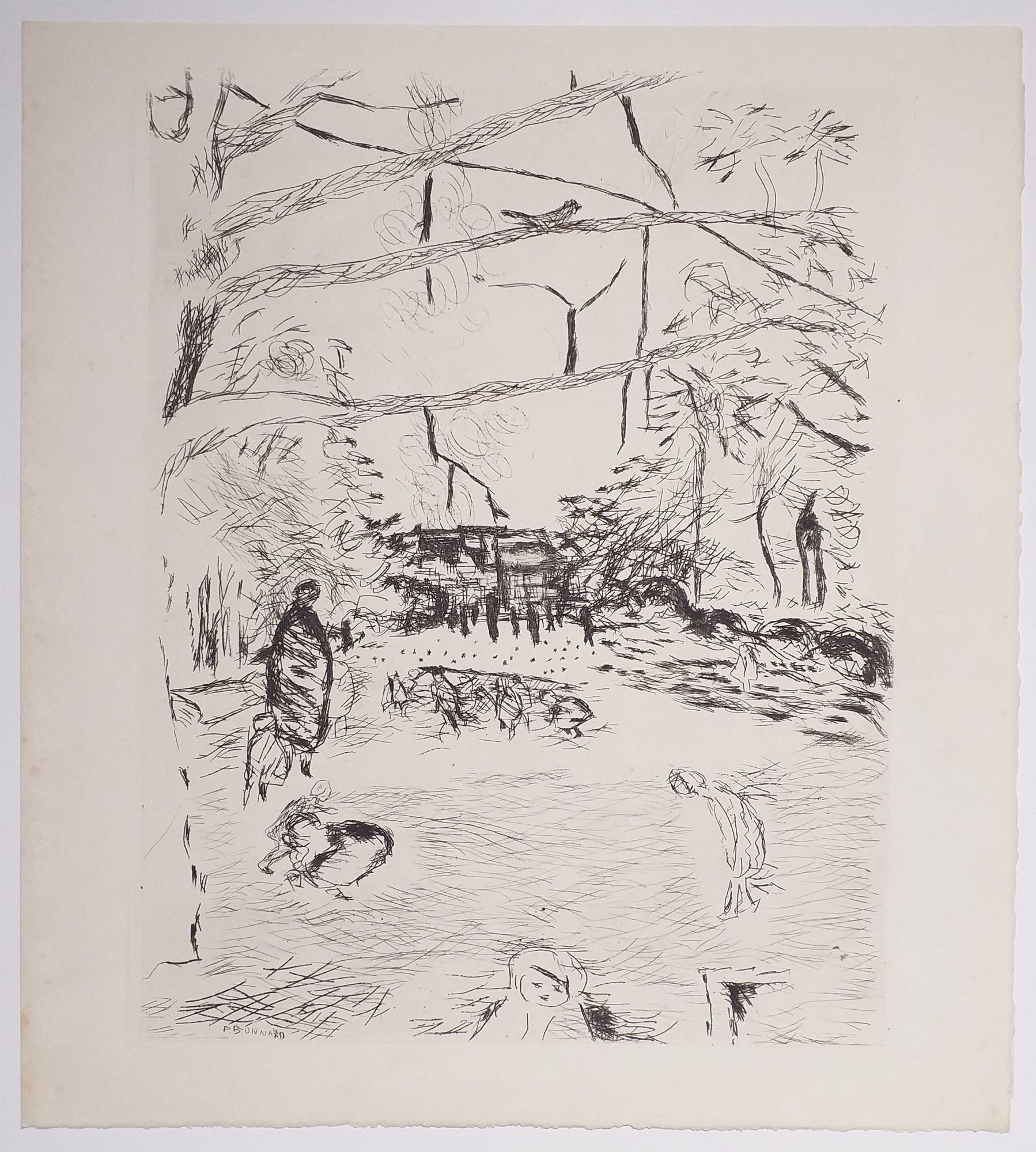 Le Parc Monceau. 1937.