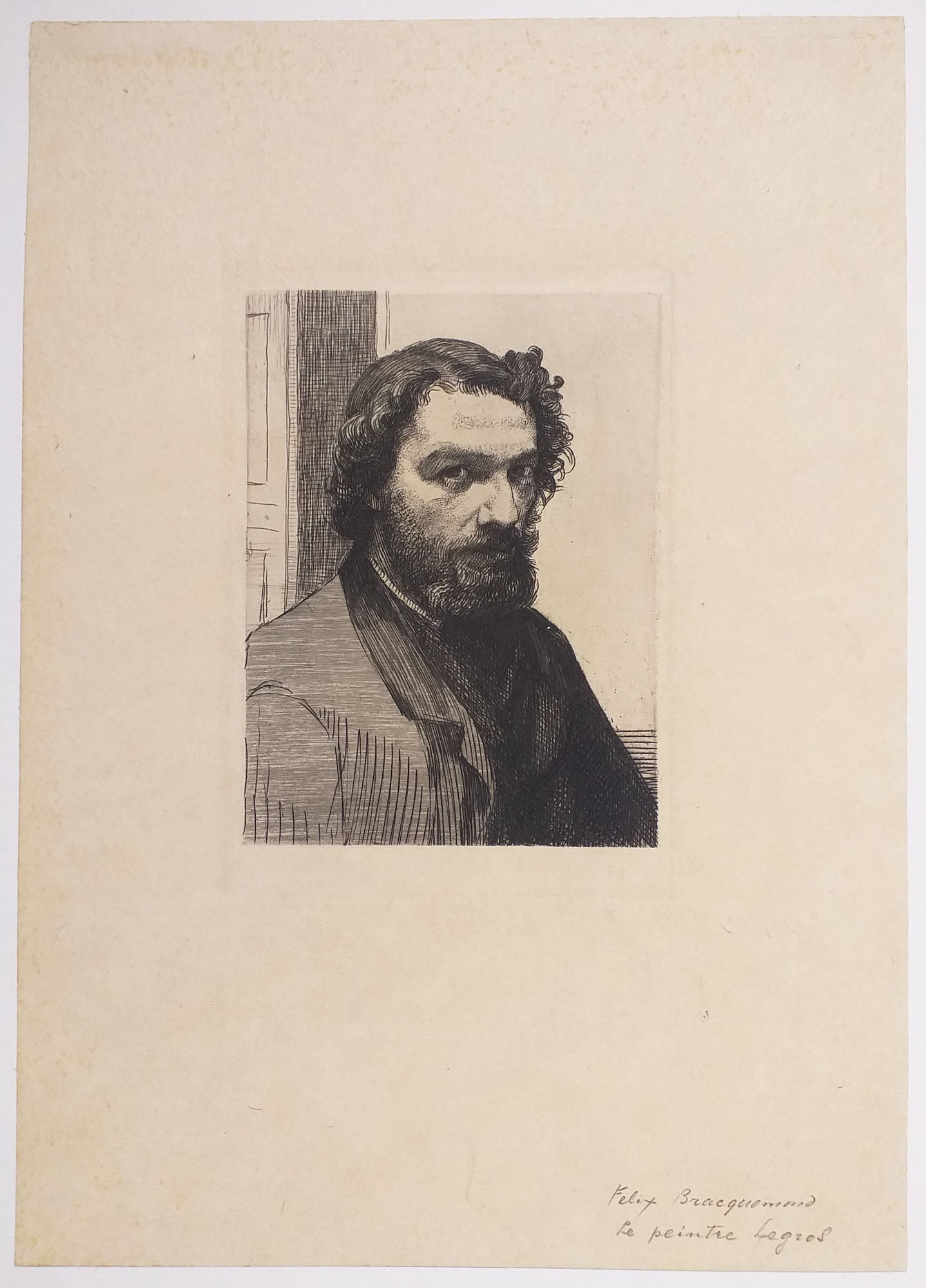 Portrait d'Alphonse Legros. 1861.