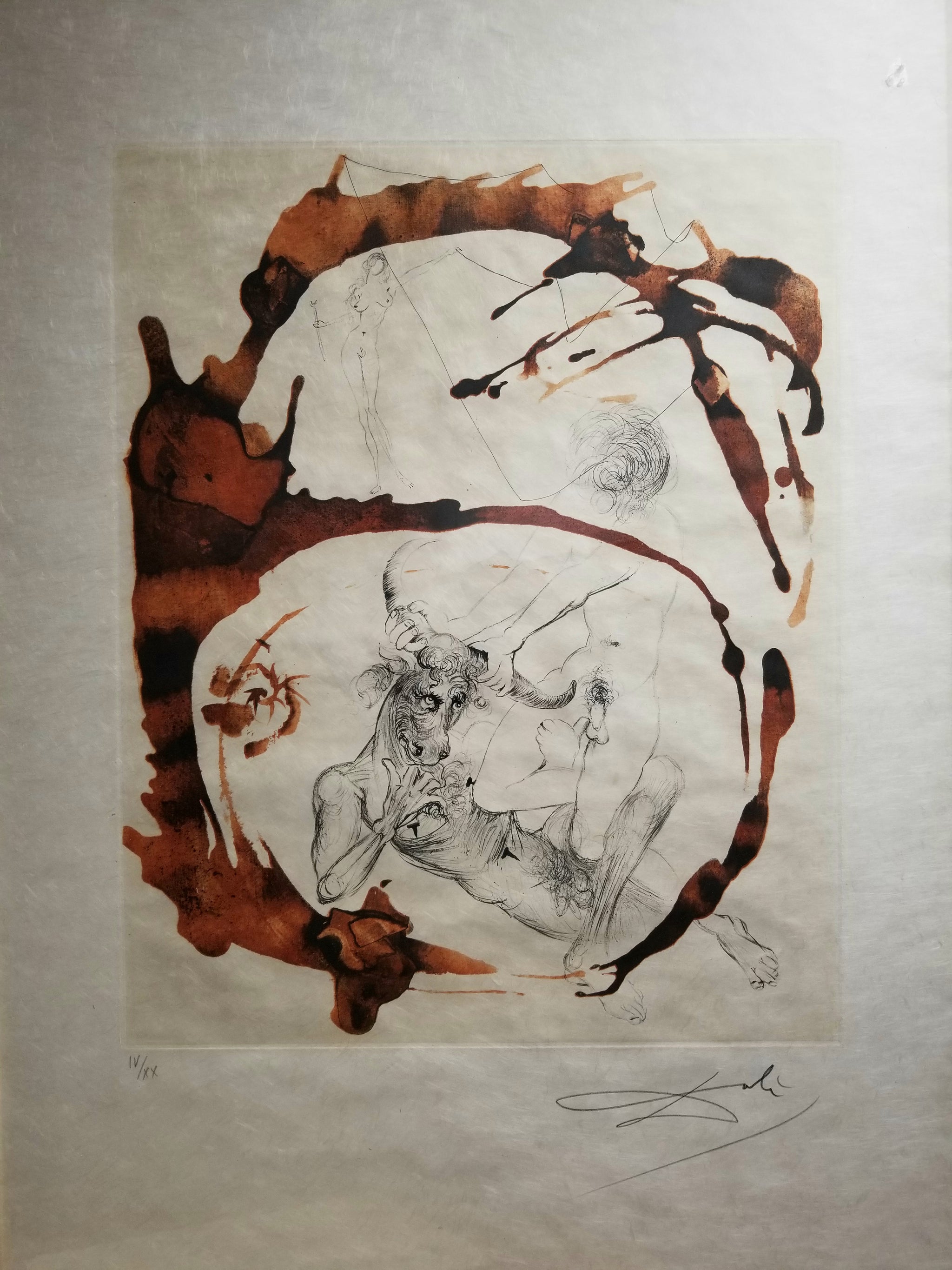 Thésée et le Minotaure. 1963-1965.
