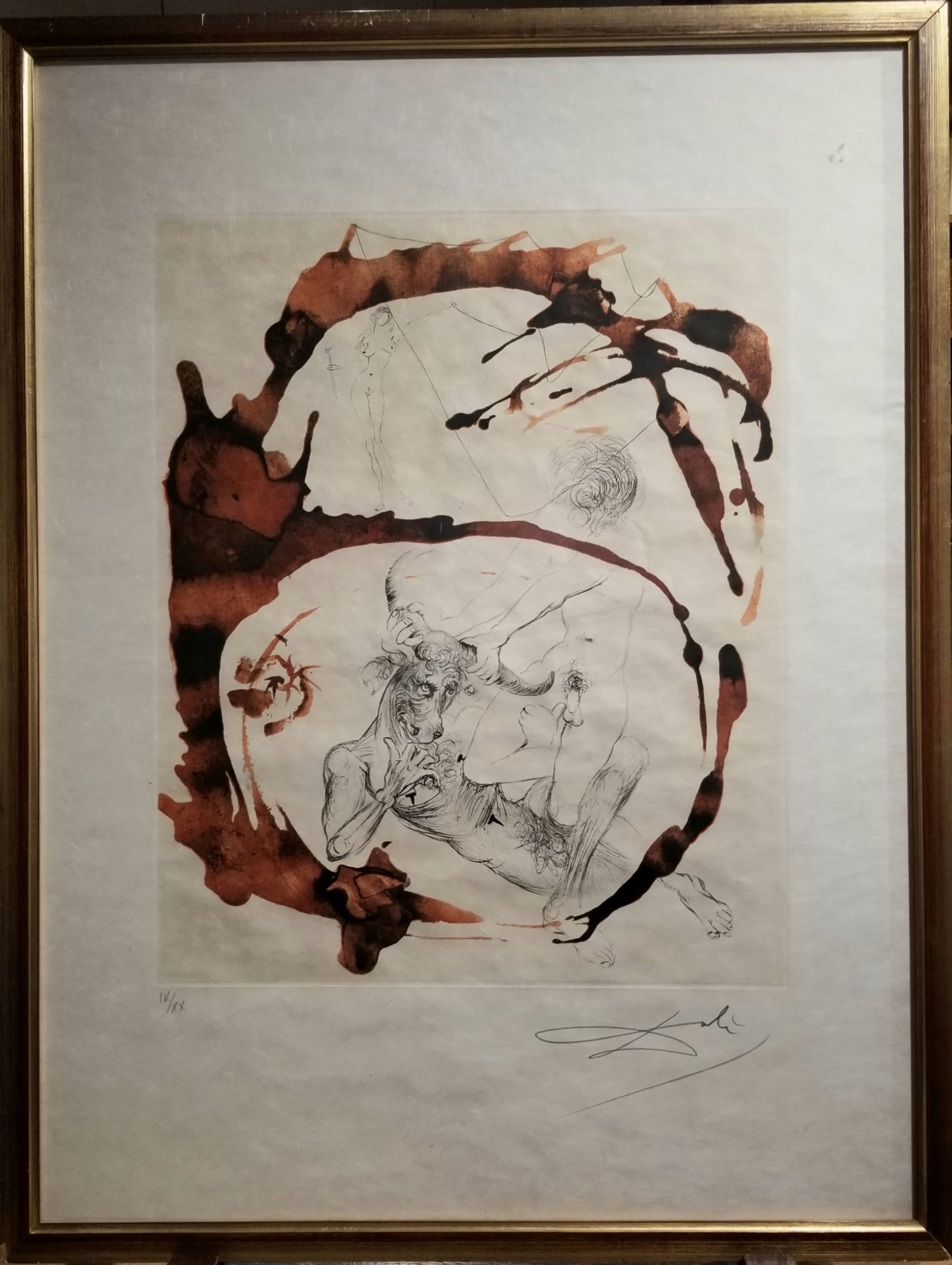 Thésée et le Minotaure. 1963-1965.