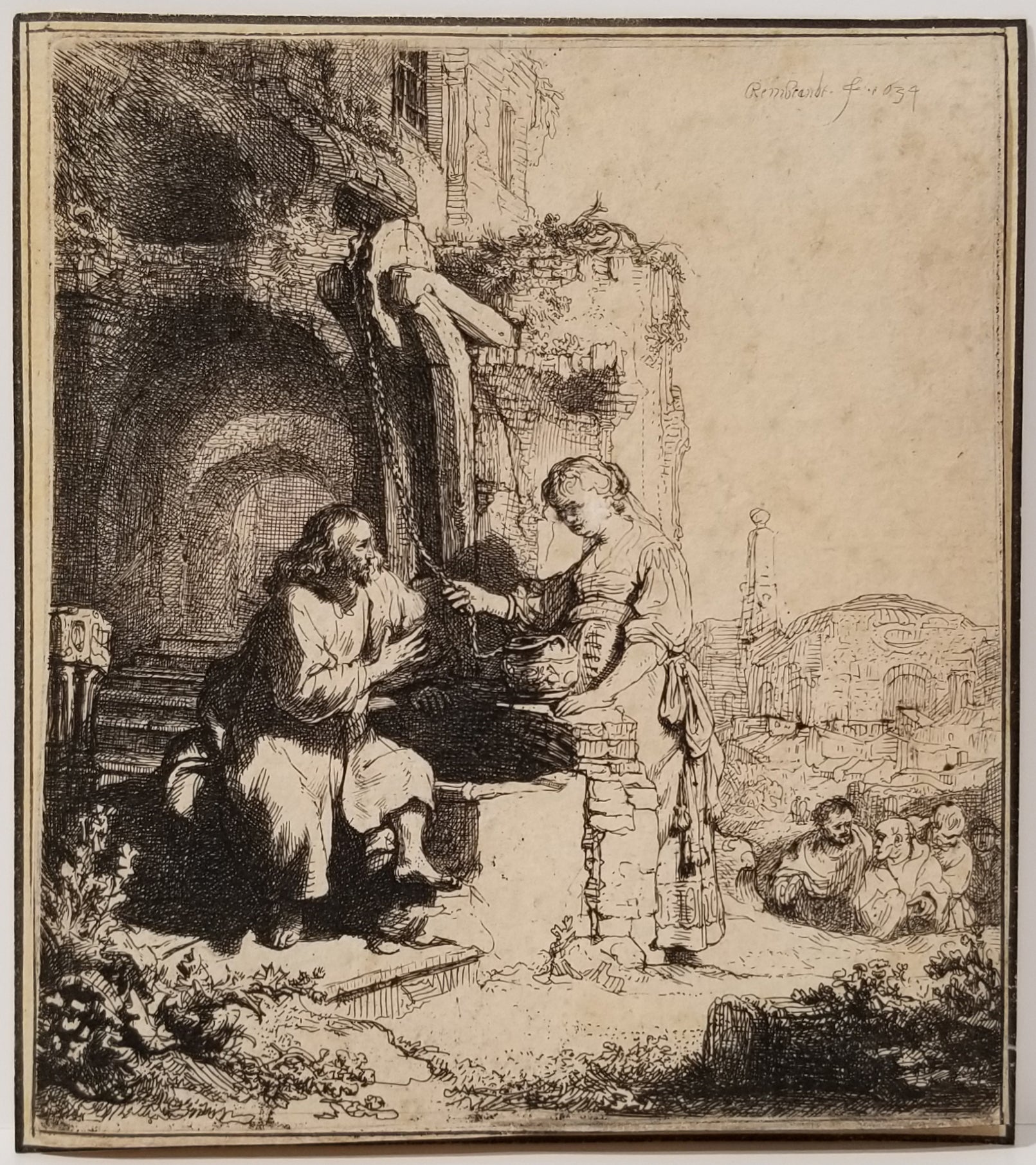 La Samaritaine, dite aux ruines. 1634.