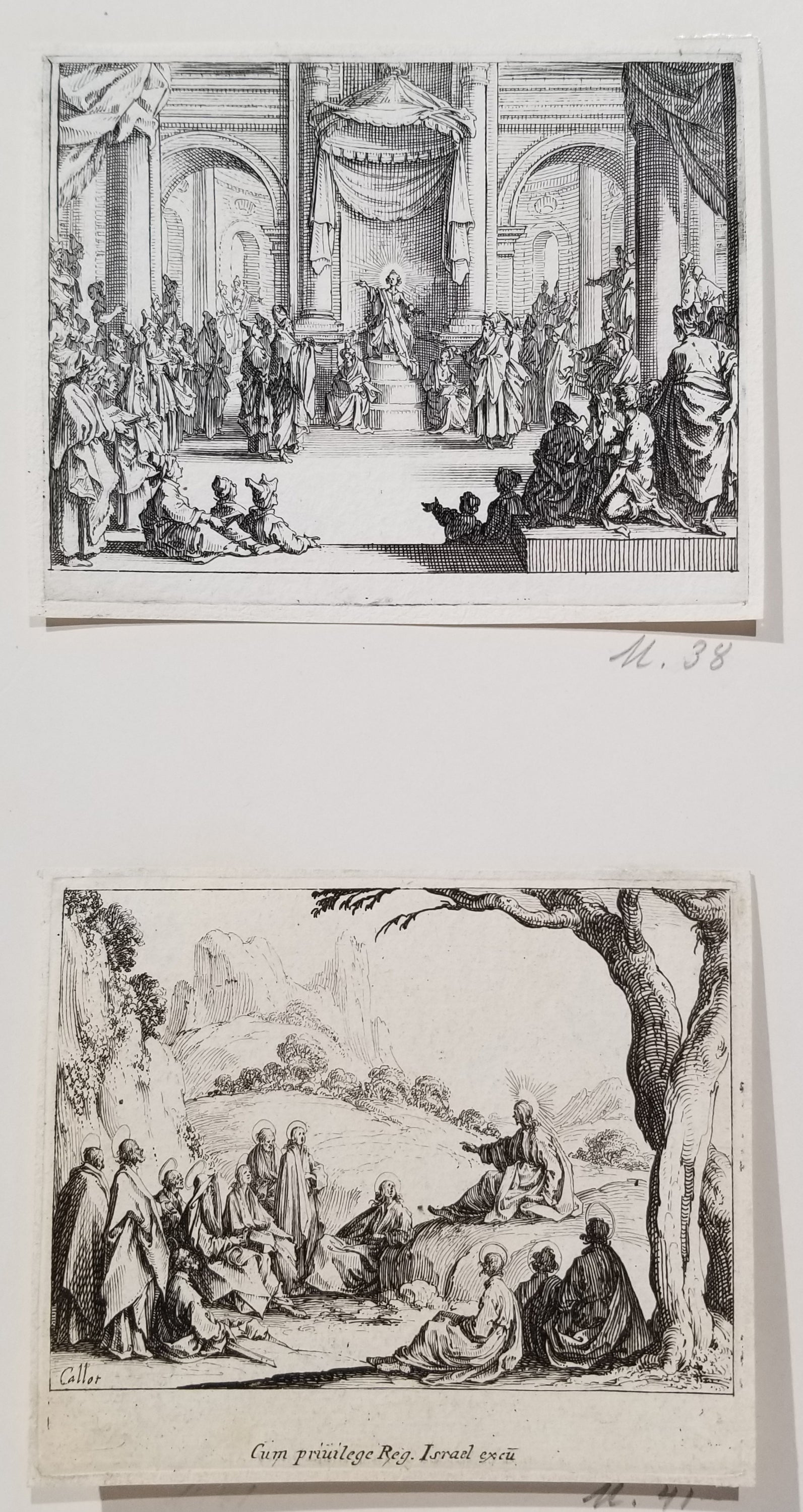 Nouveau Testament faict par Jacques Callot qui na sceu finir le reste prevenu de la mort. 1635.