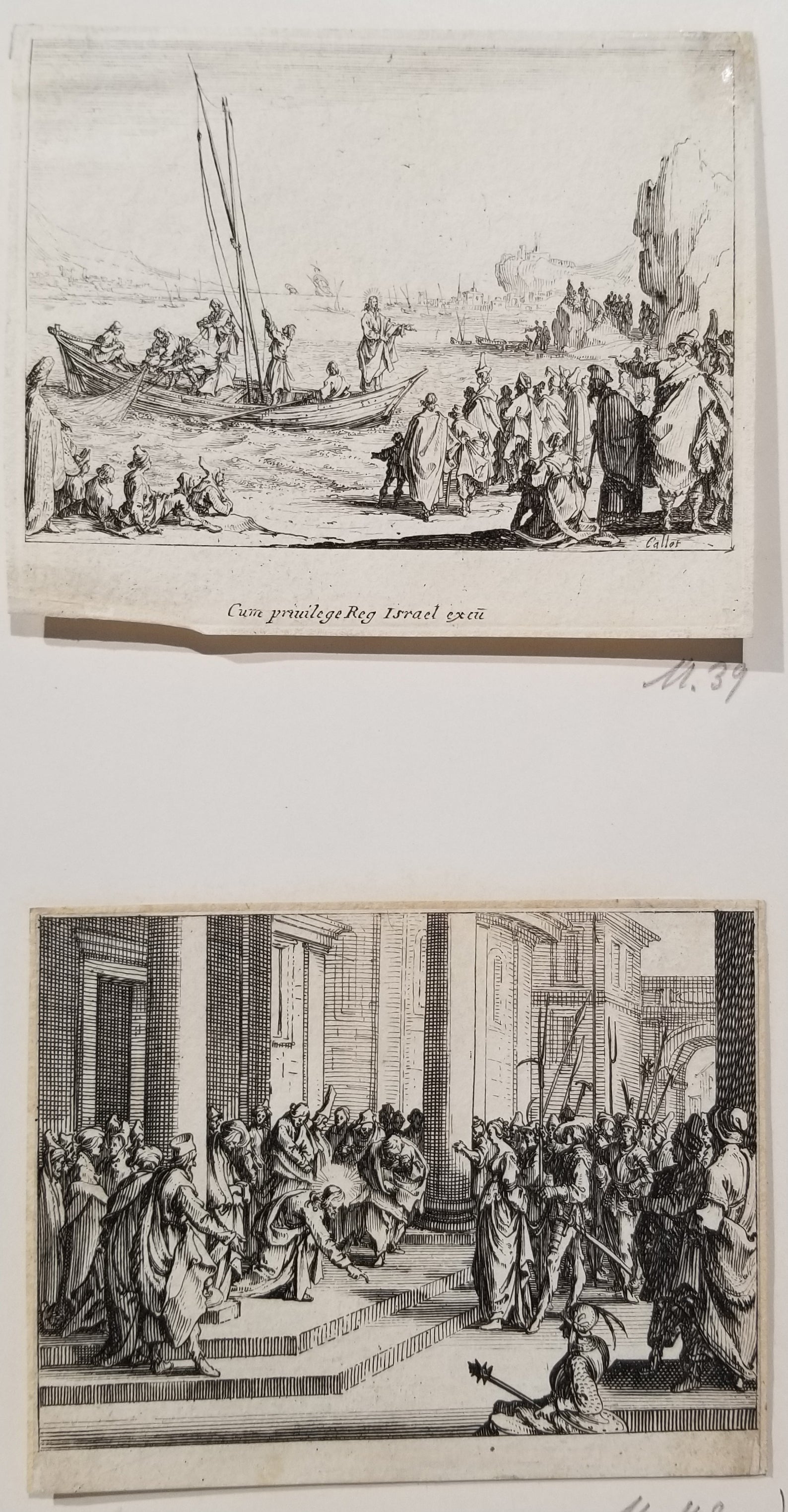 Nouveau Testament faict par Jacques Callot qui na sceu finir le reste prevenu de la mort. 1635.