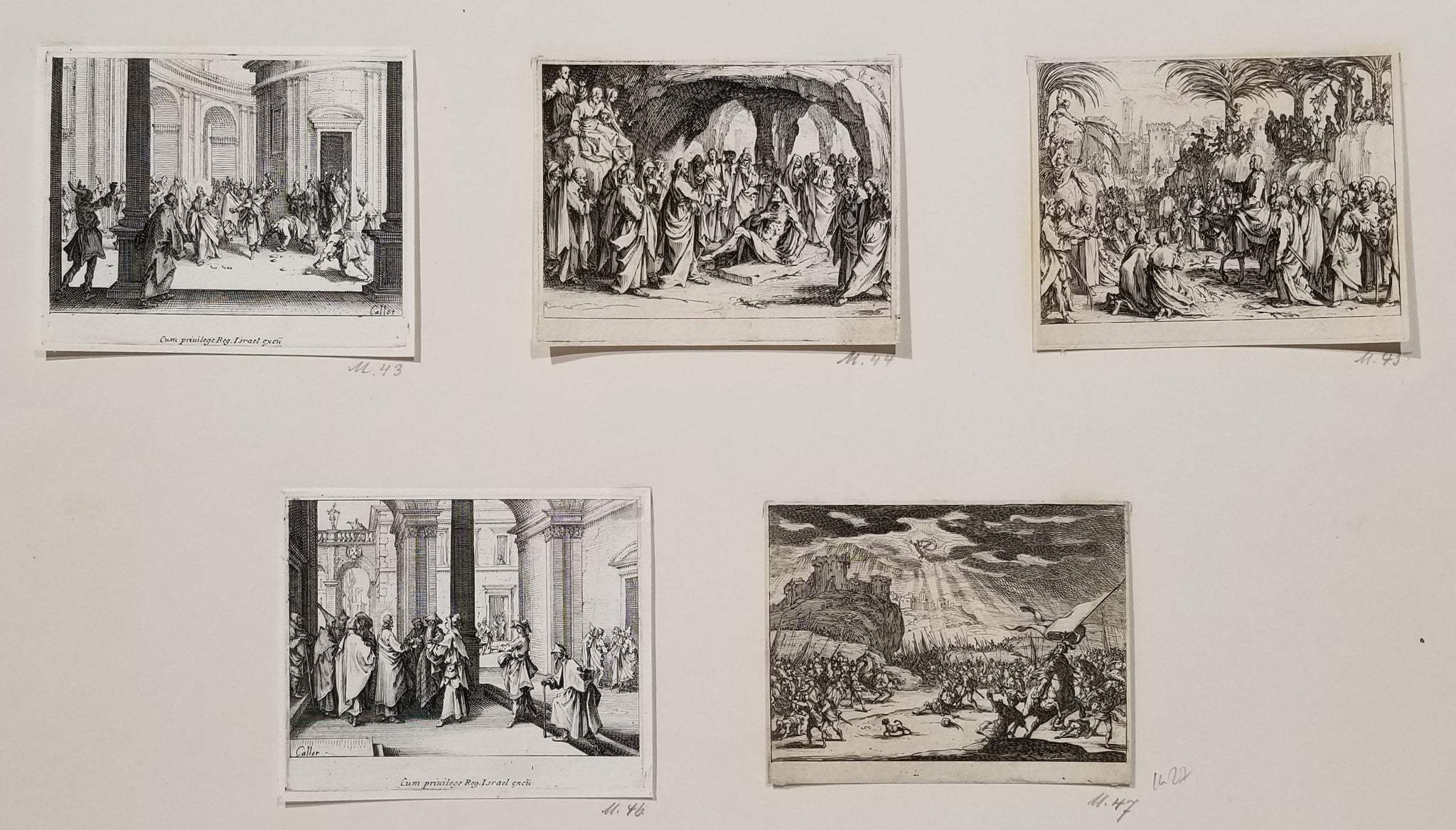 Nouveau Testament faict par Jacques Callot qui na sceu finir le reste prevenu de la mort. 1635.