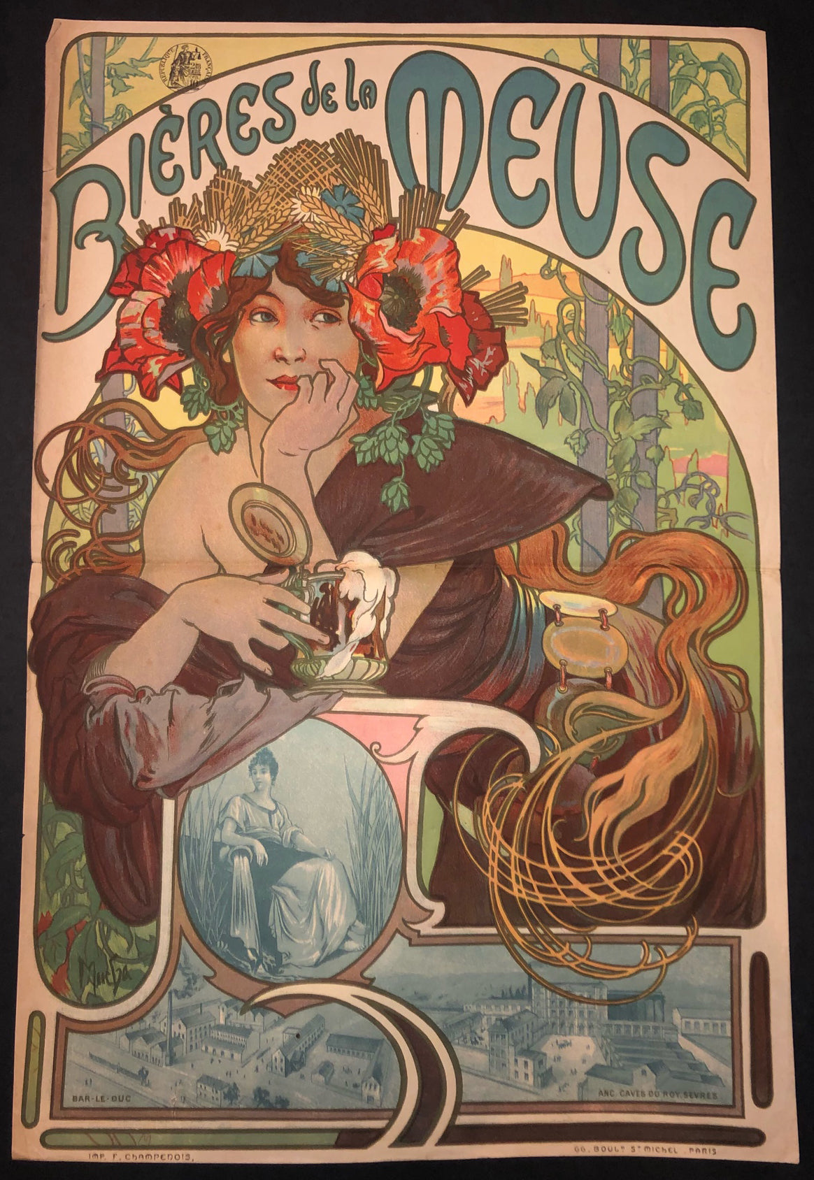 Bières de la Meuse.  Vers 1897.