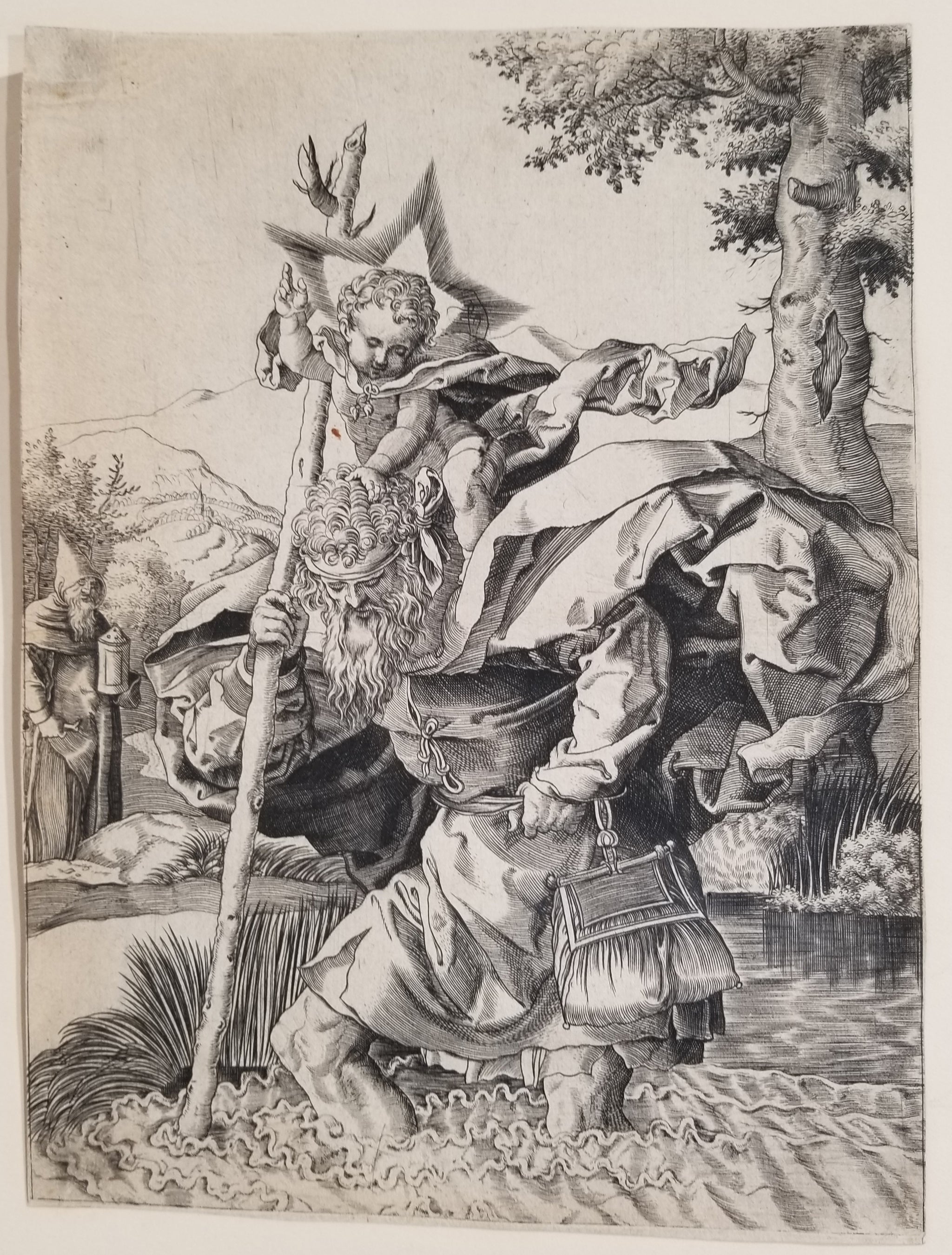 Saint Christophe portant l'Enfant.