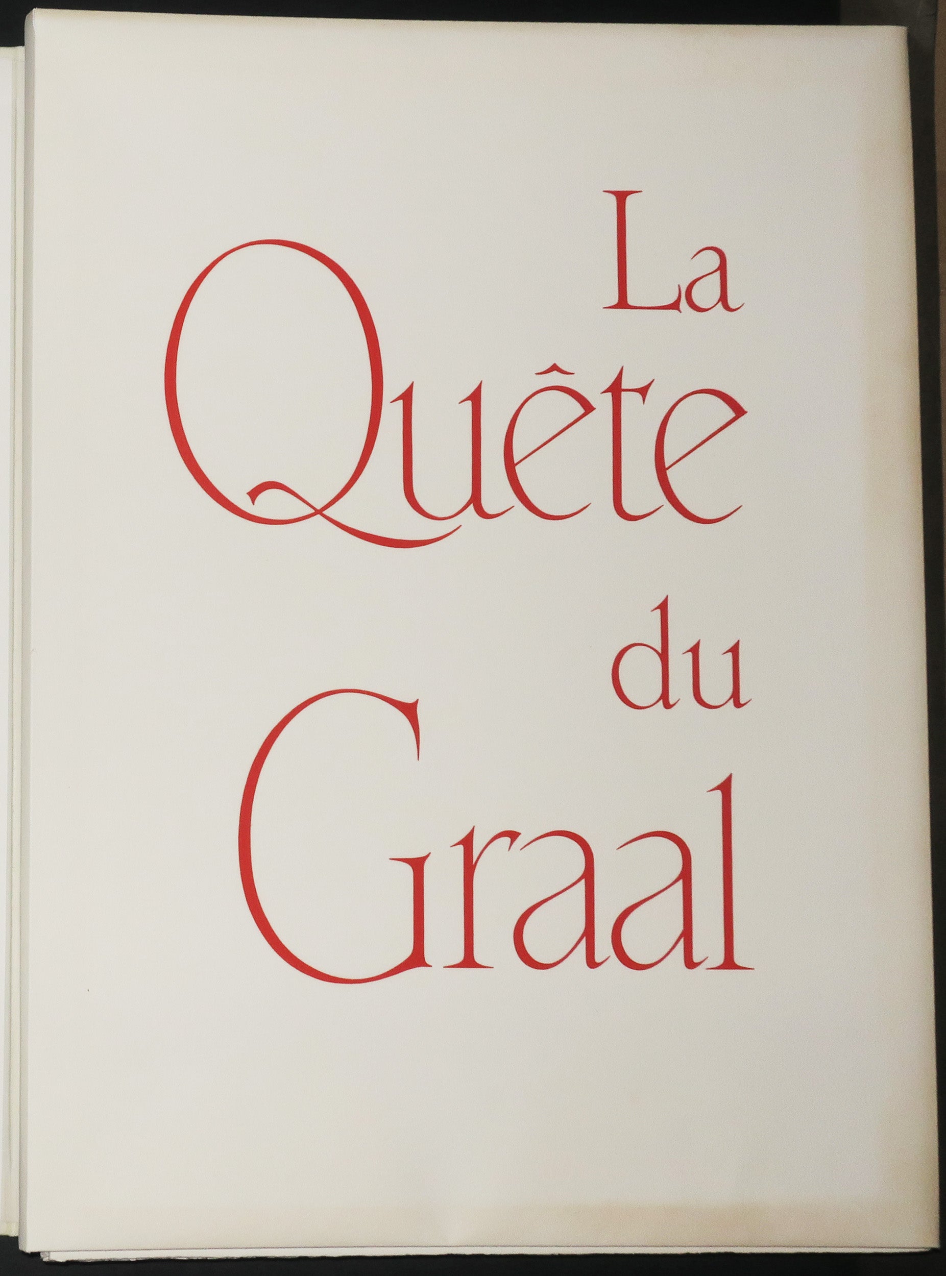 La Quête du Graal. 1975.