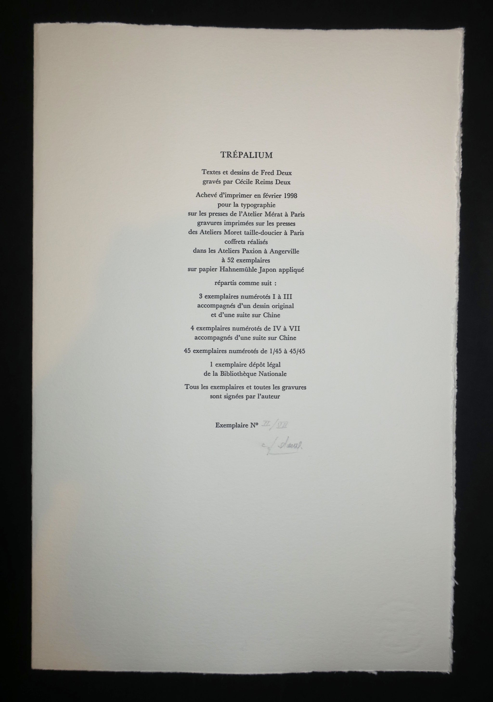 Trépalium, 1998.