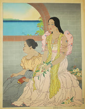 Charger l'image dans la galerie, Joaquina et sa mère au Sermon du Père Pons, Rota: Marianes.  1947.