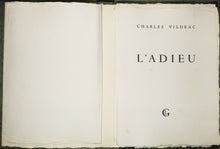 Charger l'image dans la galerie, L’Adieu. 1976.