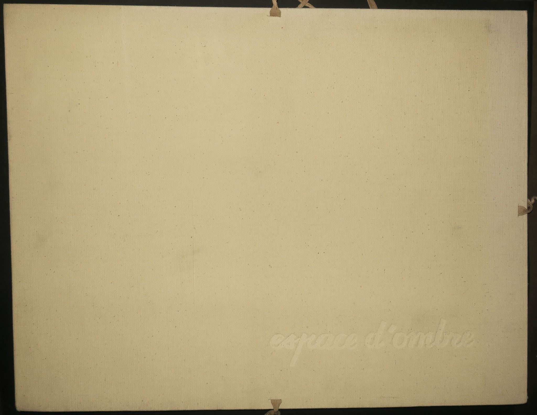 Espace d’ombre, 1973.