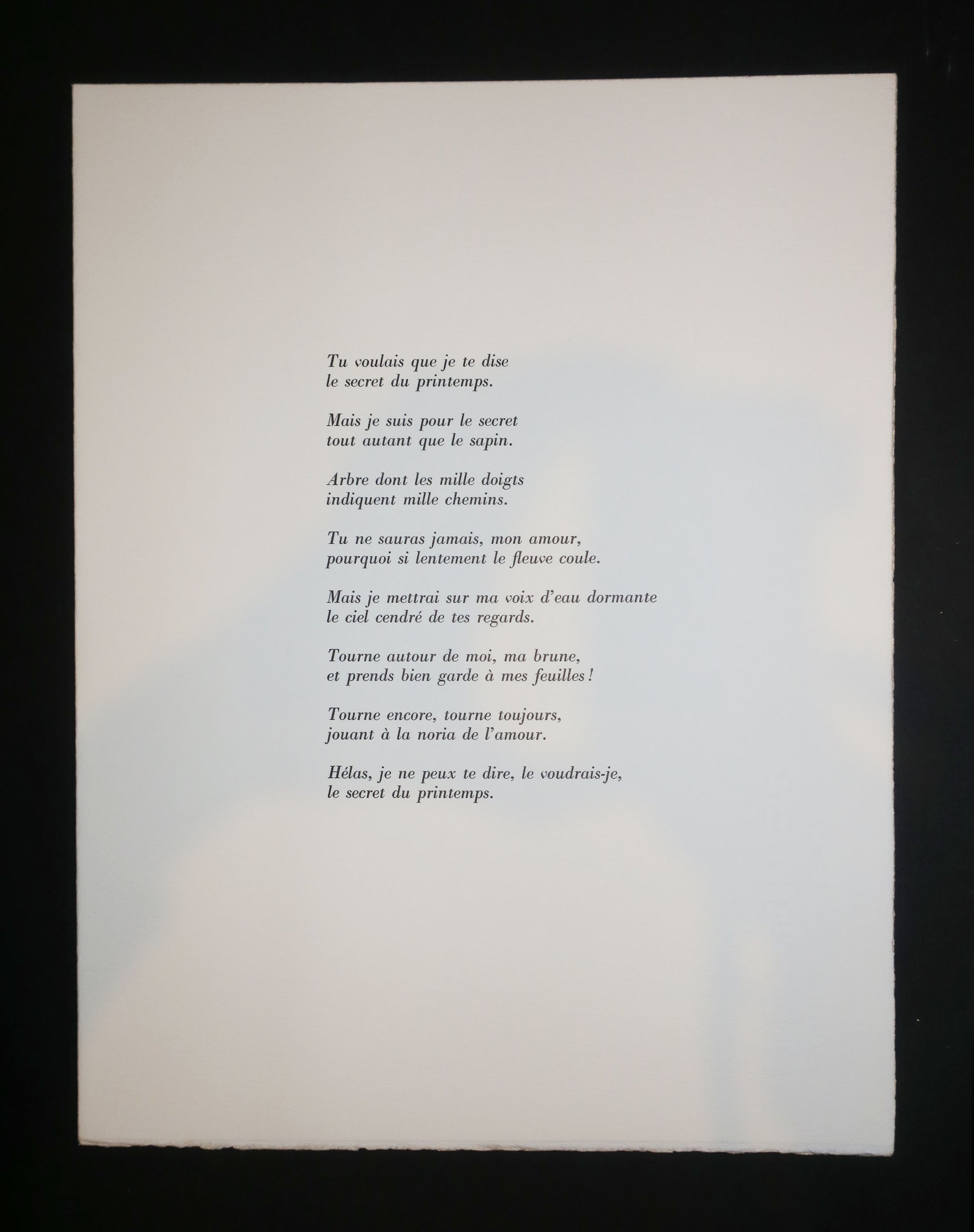 Cinq Jardins – Cing Sens. 1982.