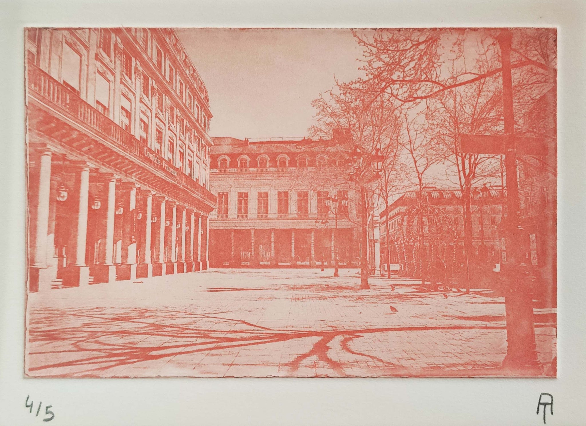 La Comédie Française, jeudi 16 avril 2020.