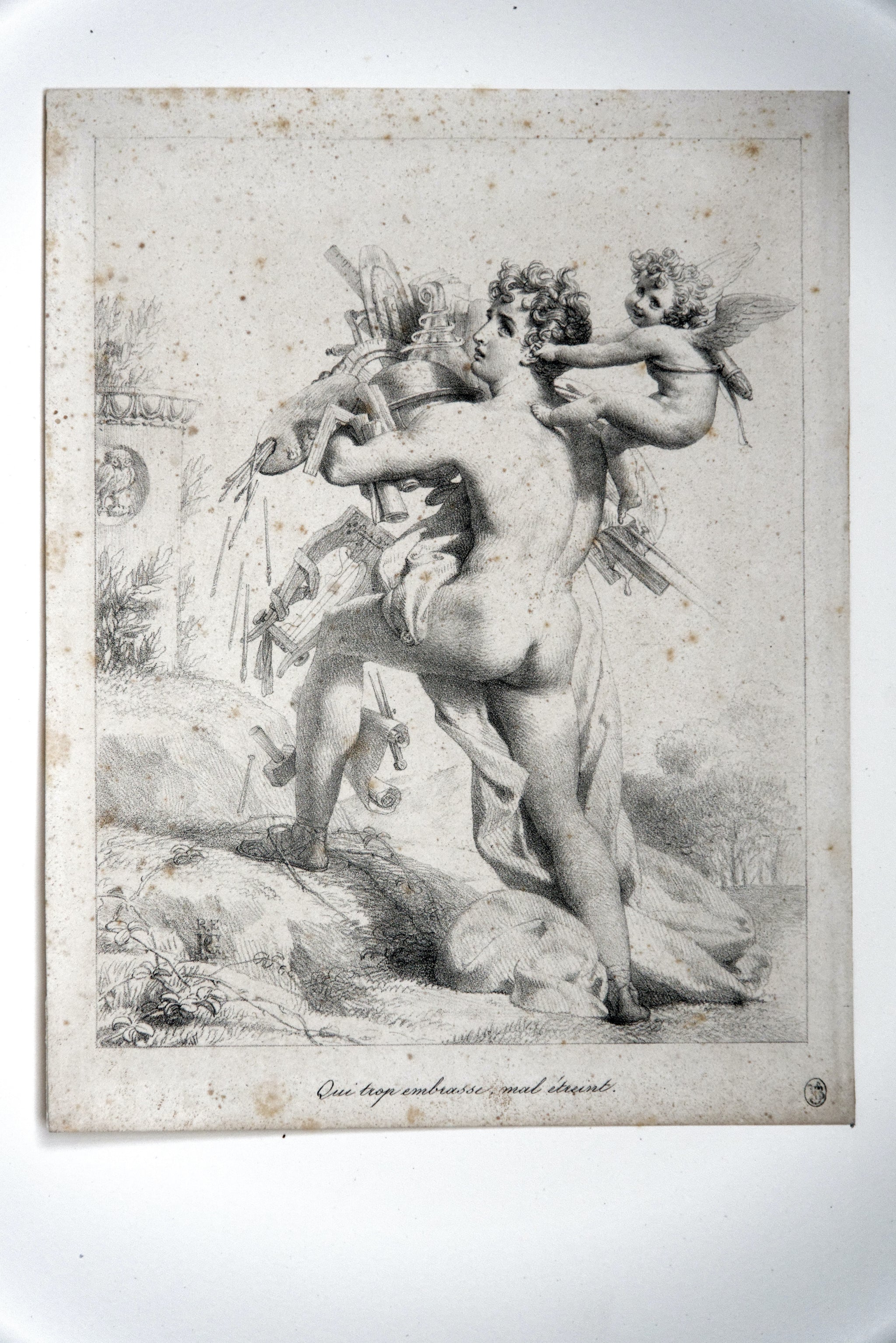 Le Vigilant ; Le Paresseux ; Qui trop embrasse, mal étreint ; Le Repos du monde.