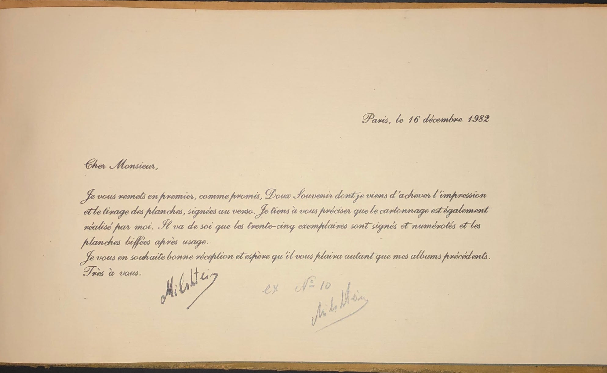 Doux Souvenir, 1982.