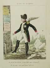 Charger l'image dans la galerie, Je suis sur les épines. Je perds la Carte, je ne bats que d'une aîle, Je ne sais sur quel pied danser.  1814.