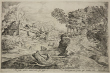 Charger l'image dans la galerie, Paysage avec deux barques sur une rivière.