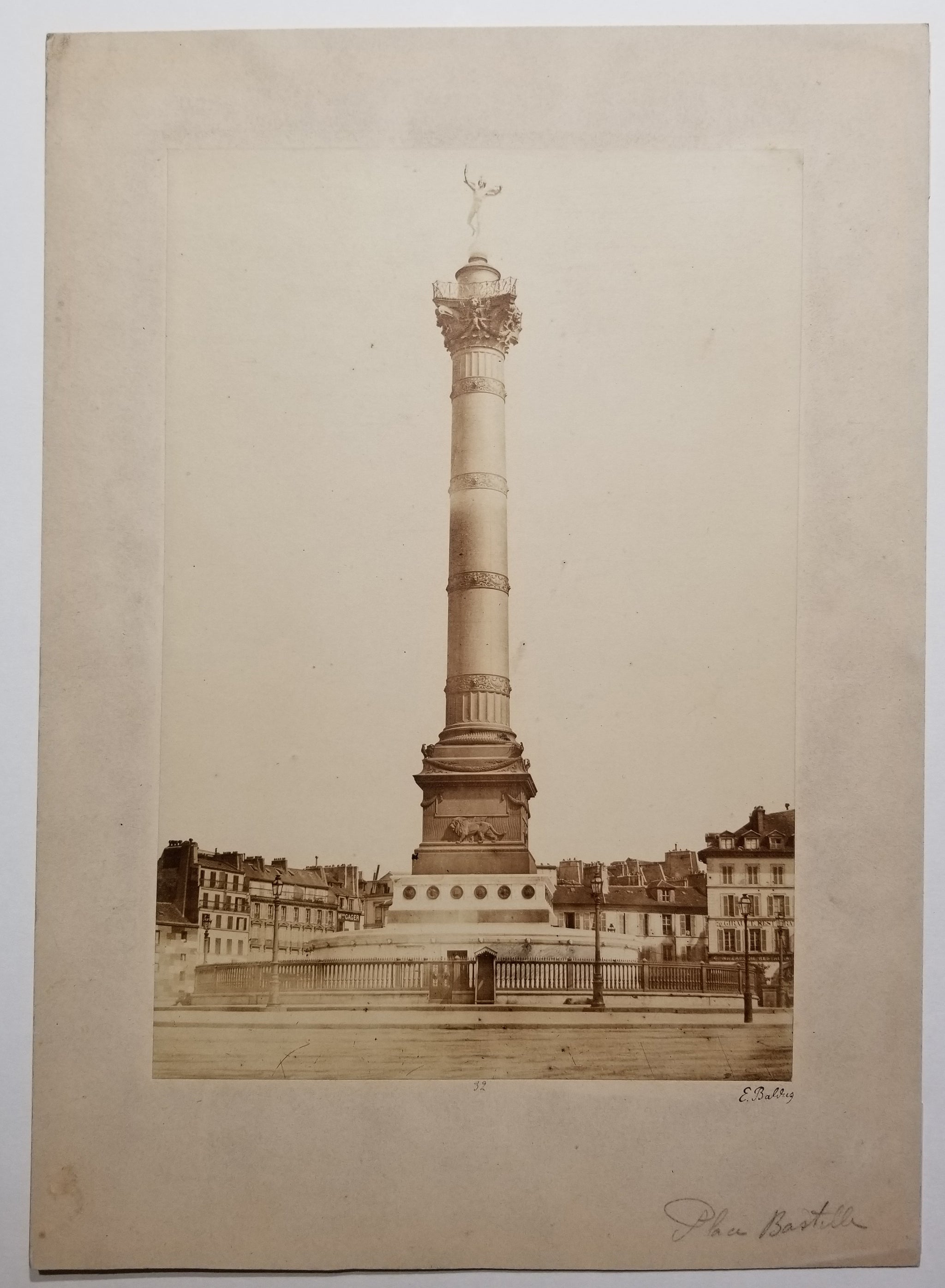 La colonne de Juillet. c. 1860.