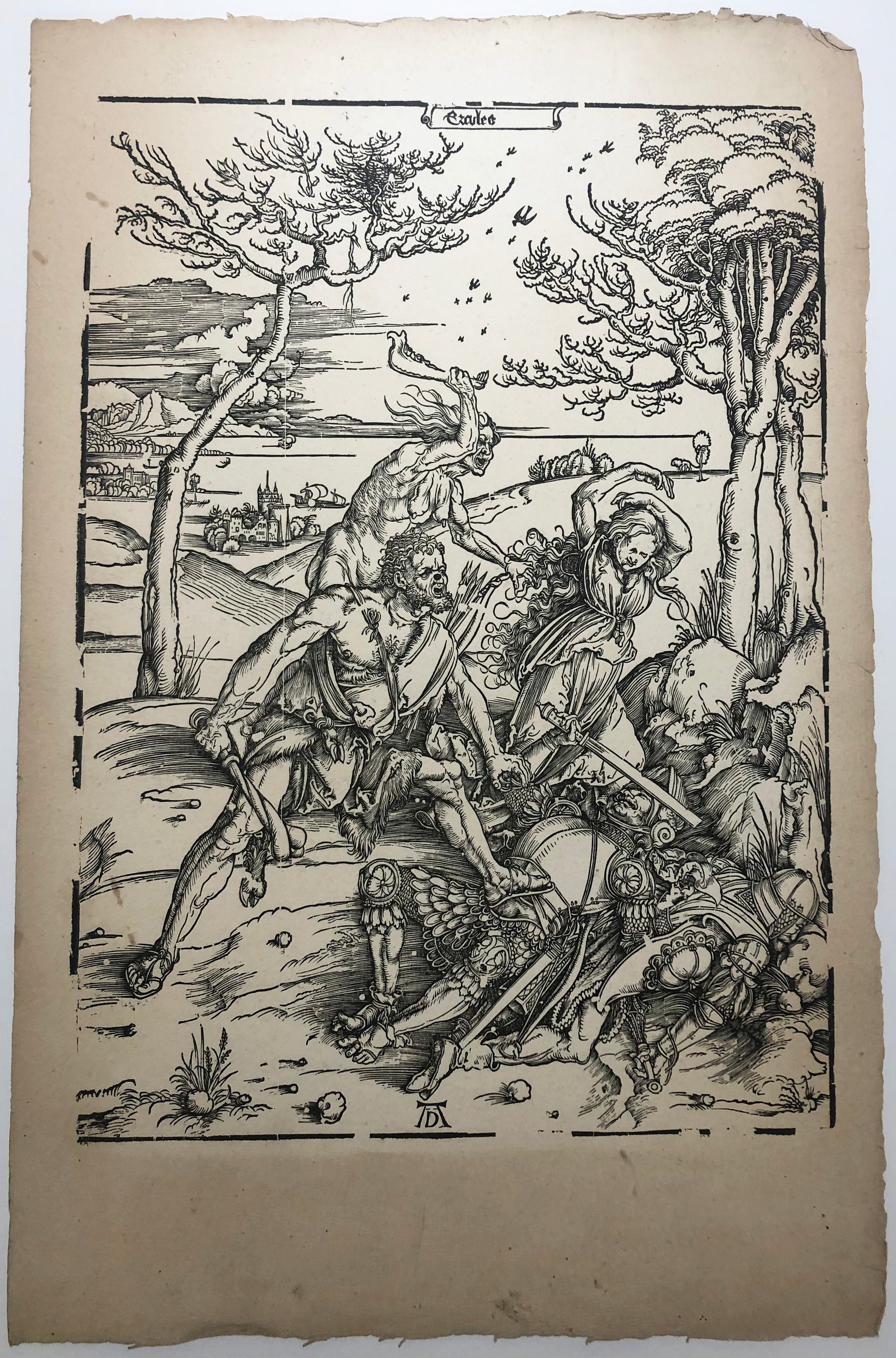 Le Combat d'Hercule et de Cacus. c.1496.