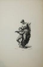 Charger l'image dans la galerie, Apollon et les Muses, Dessins de Prud'hon, lithographiés par J. Boilly.  1845.