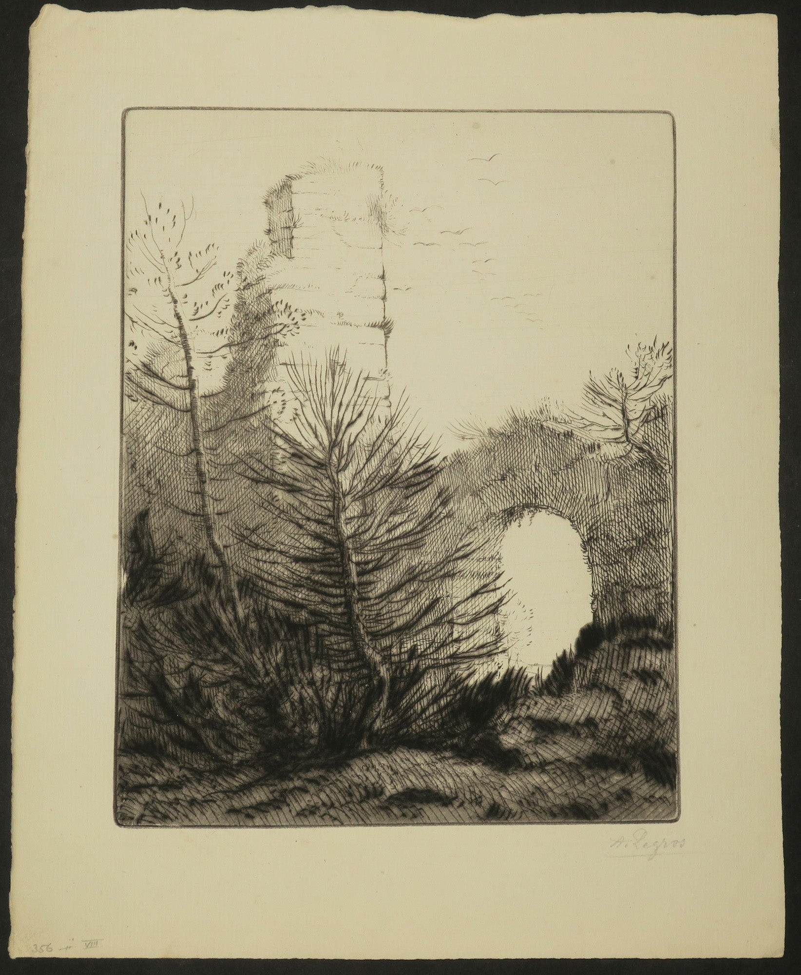 Les ruines du Monastère.