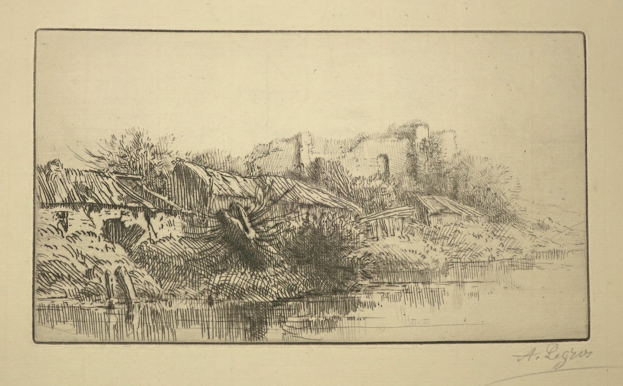 Le village abandonné.