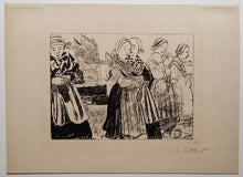 Charger l'image dans la galerie, Bretonnes sur le quai. 1893-1894.