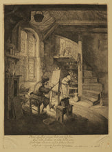 Charger l'image dans la galerie, Le peintre dans son atelier.