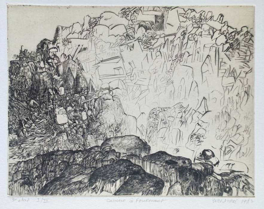 Carrière à Fouesnant. 1981