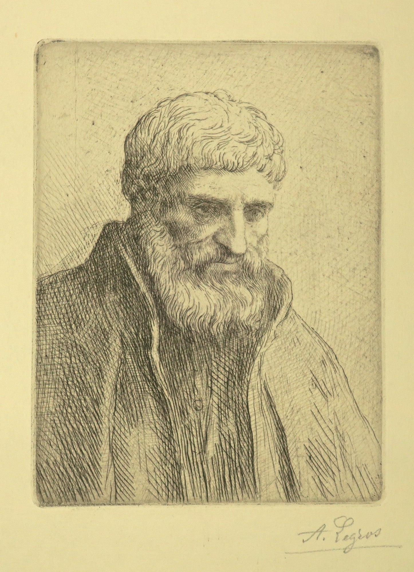 Étude de vieillard.