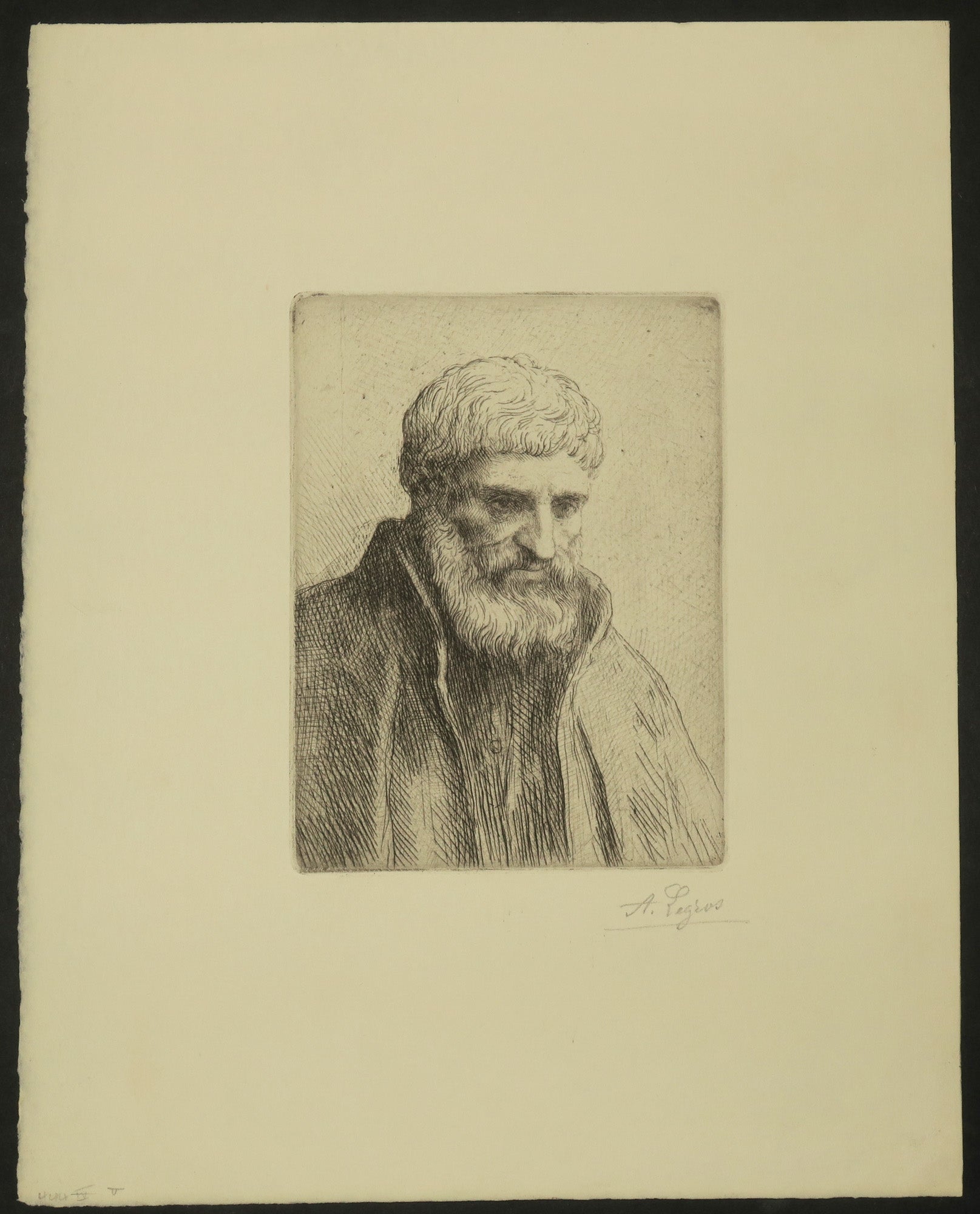 Étude de vieillard.