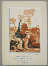 Charger l'image dans la galerie, La Musique et la Poésie secourent les artistes. Frontispice d'un projet de Gala à l'Opéra.
