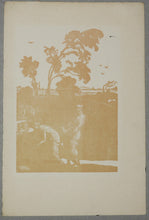 Charger l'image dans la galerie, La Musique et la Poésie secourent les artistes. Frontispice d'un projet de Gala à l'Opéra.