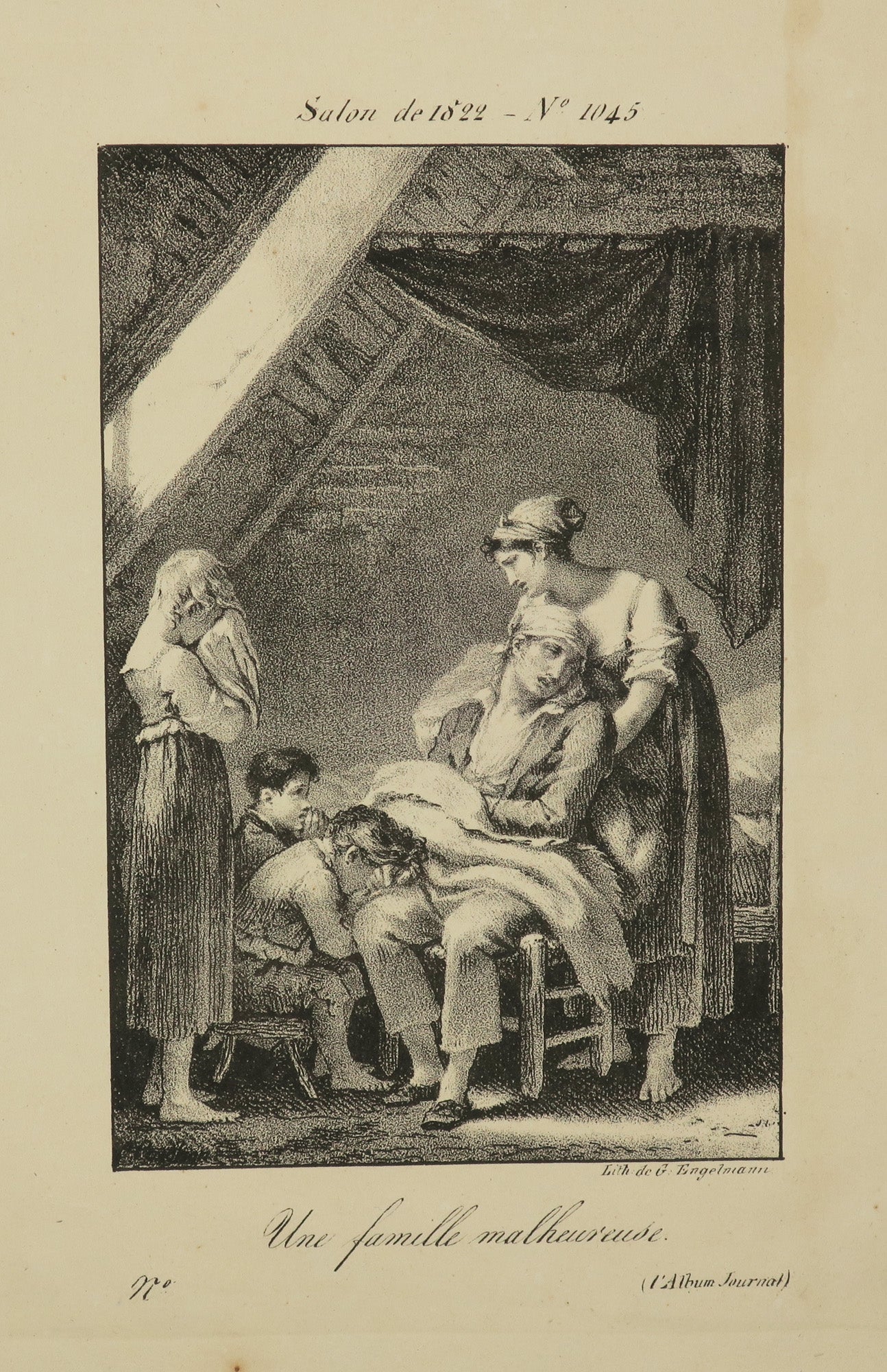 Une famille malheureuse. 1822.