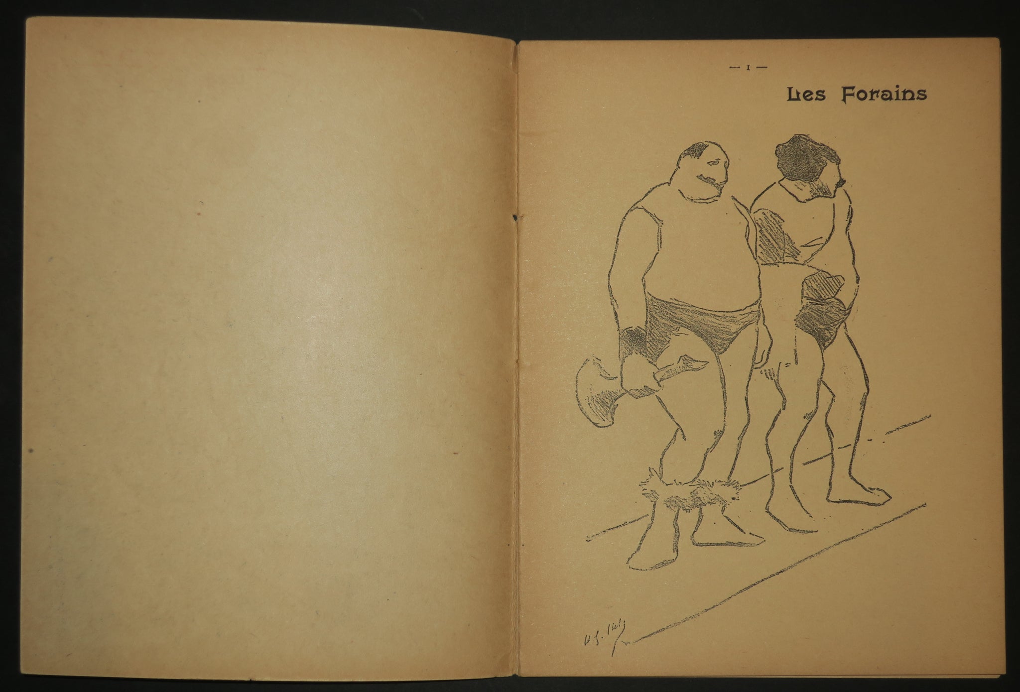 1ère Exposition de H.G. Ibels, du 5 novembre au 15 décembre 1894, à la Bodinière, 18 rue St Lazare. Catalogue pour la presse.