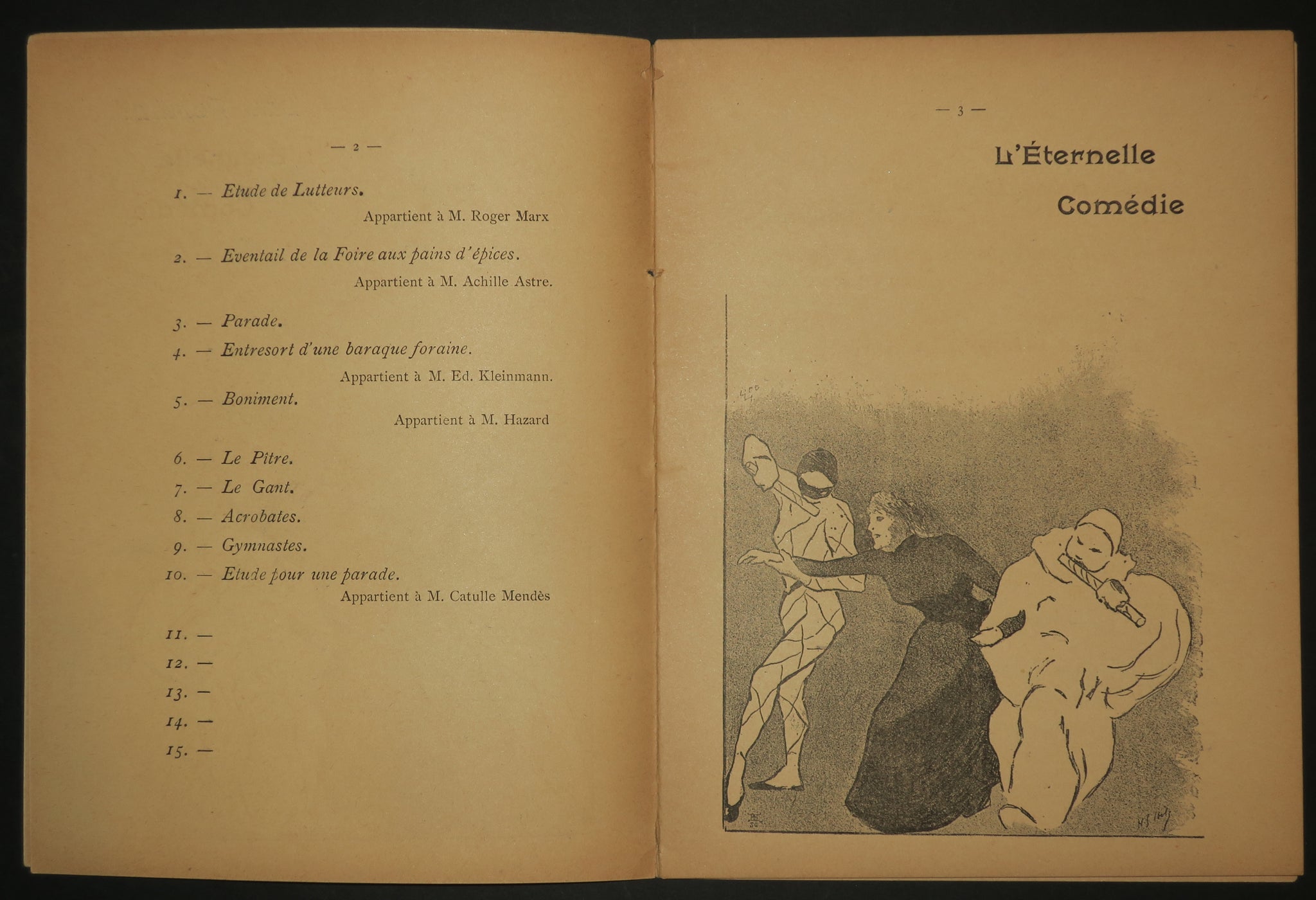 1ère Exposition de H.G. Ibels, du 5 novembre au 15 décembre 1894, à la Bodinière, 18 rue St Lazare. Catalogue pour la presse.