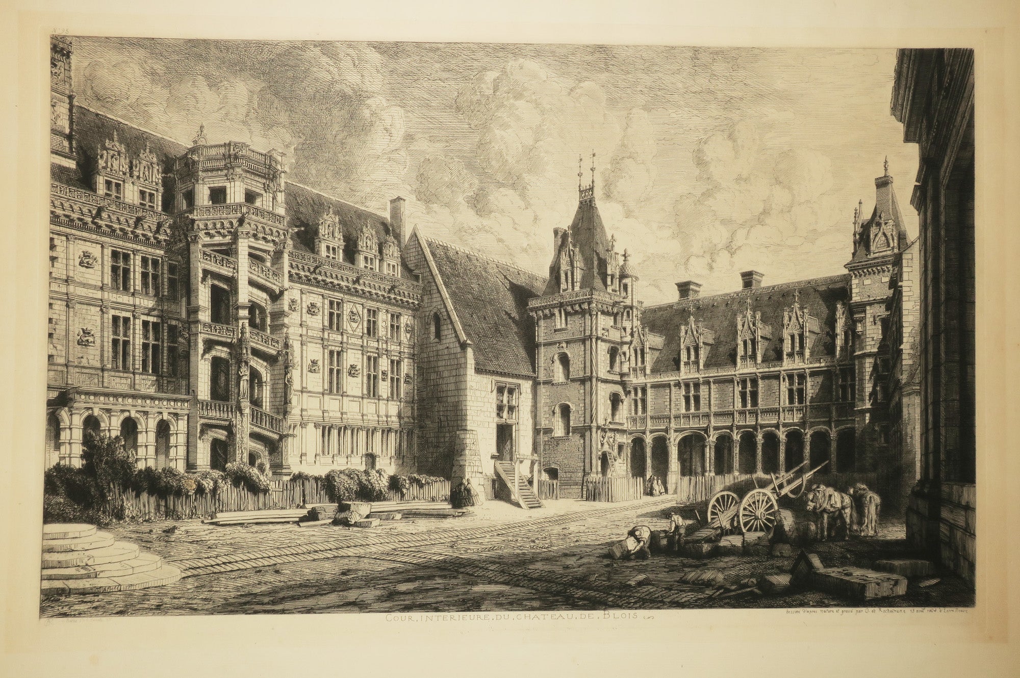 Cour intérieure du Château de Blois.