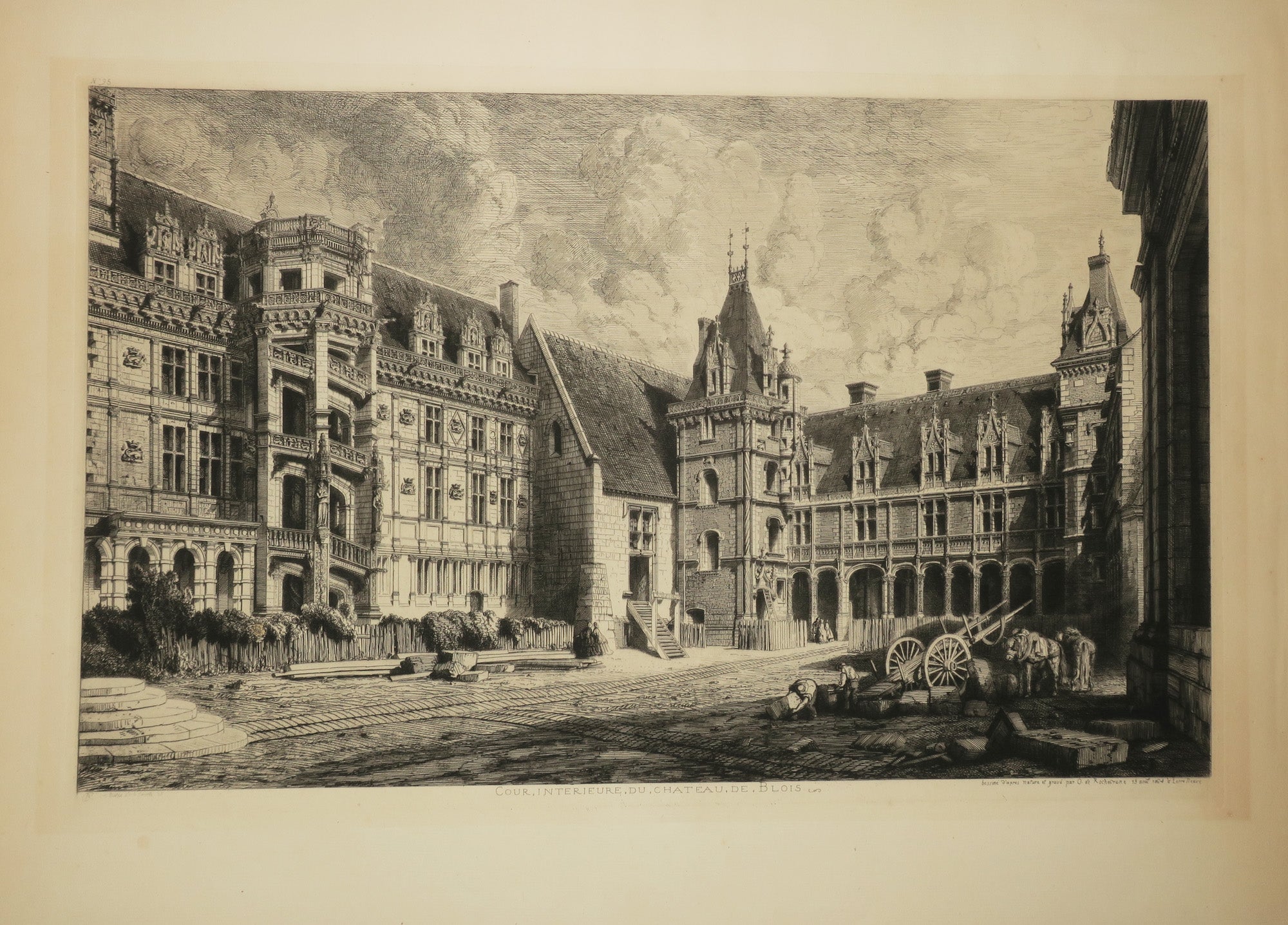 Cour intérieure du Château de Blois.