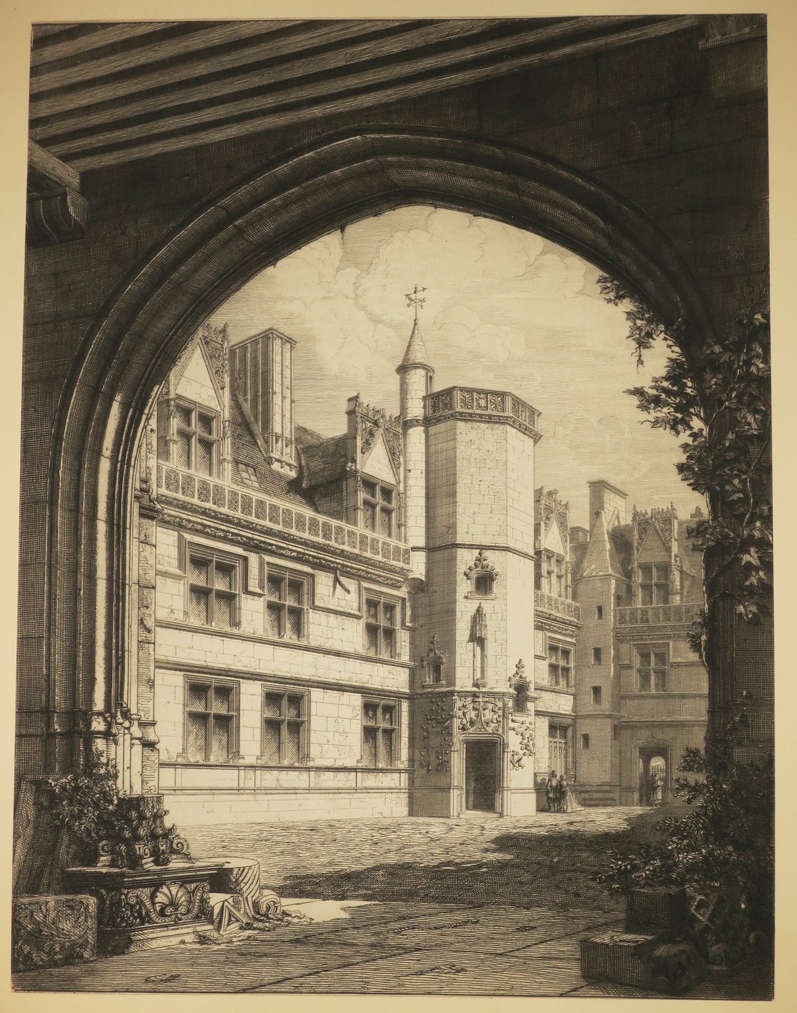 Entrée du musée de Cluny, à Paris.