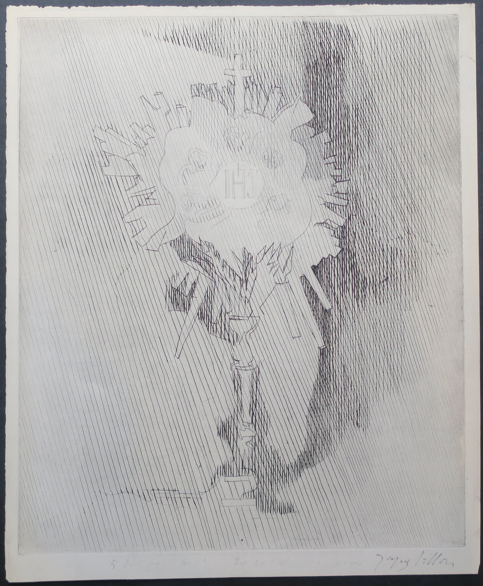 L'ostensoir. Etude pour l'illustration du