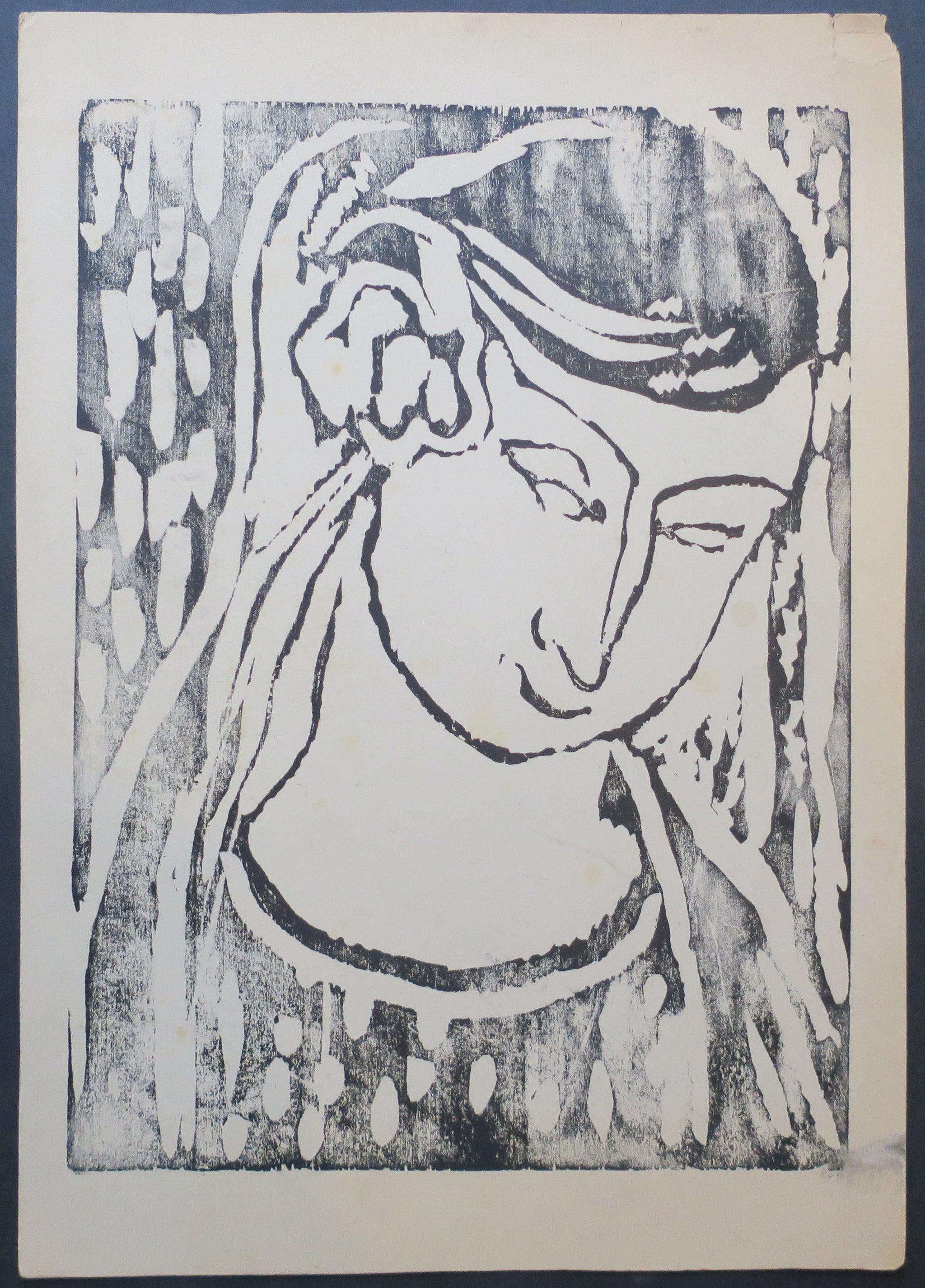 Tête de femme. 1912.