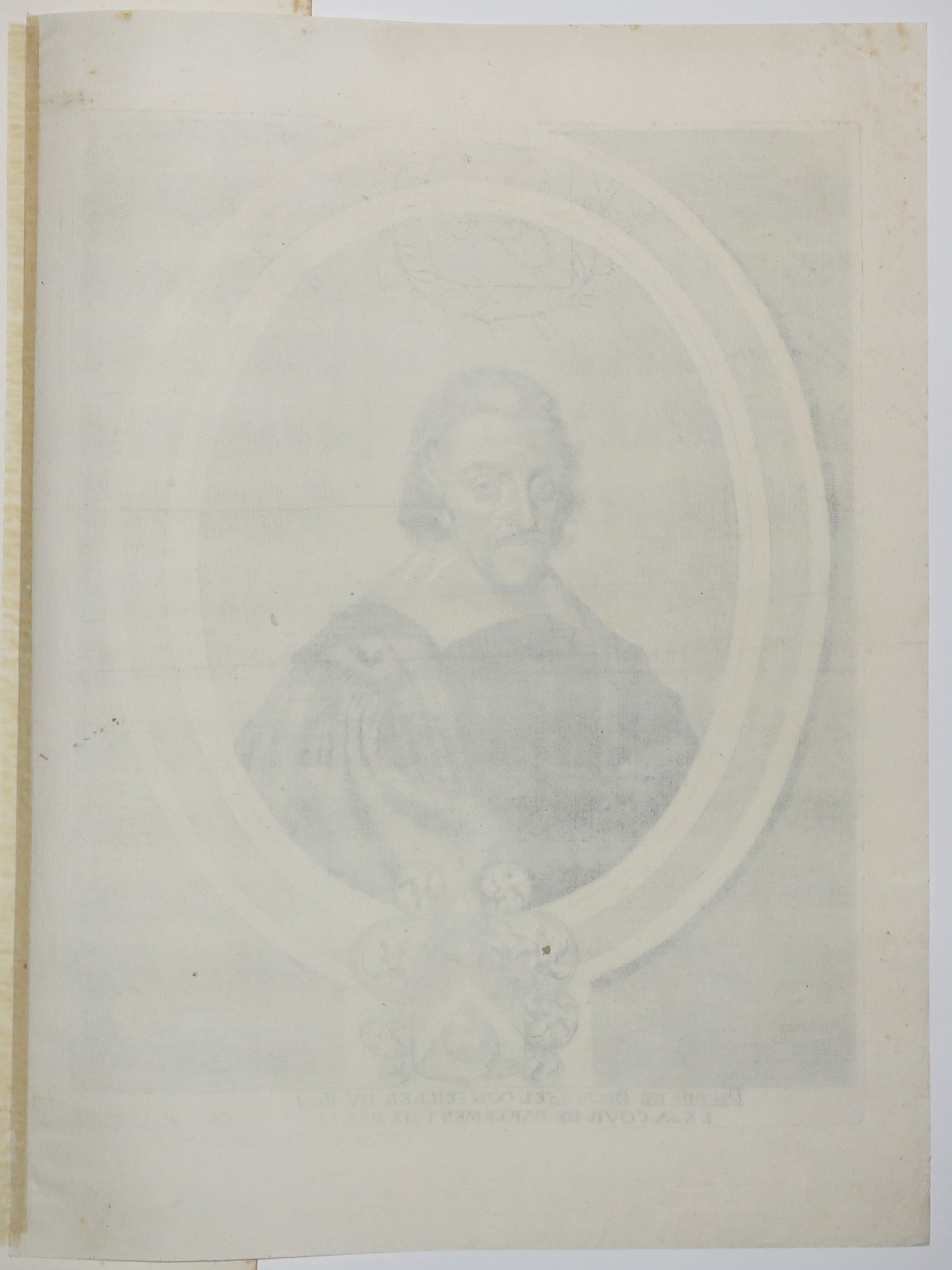 Portrait de Pierre de Broussel, Conseiller du Roy en sa Cour de Parlement de Paris. 1648.