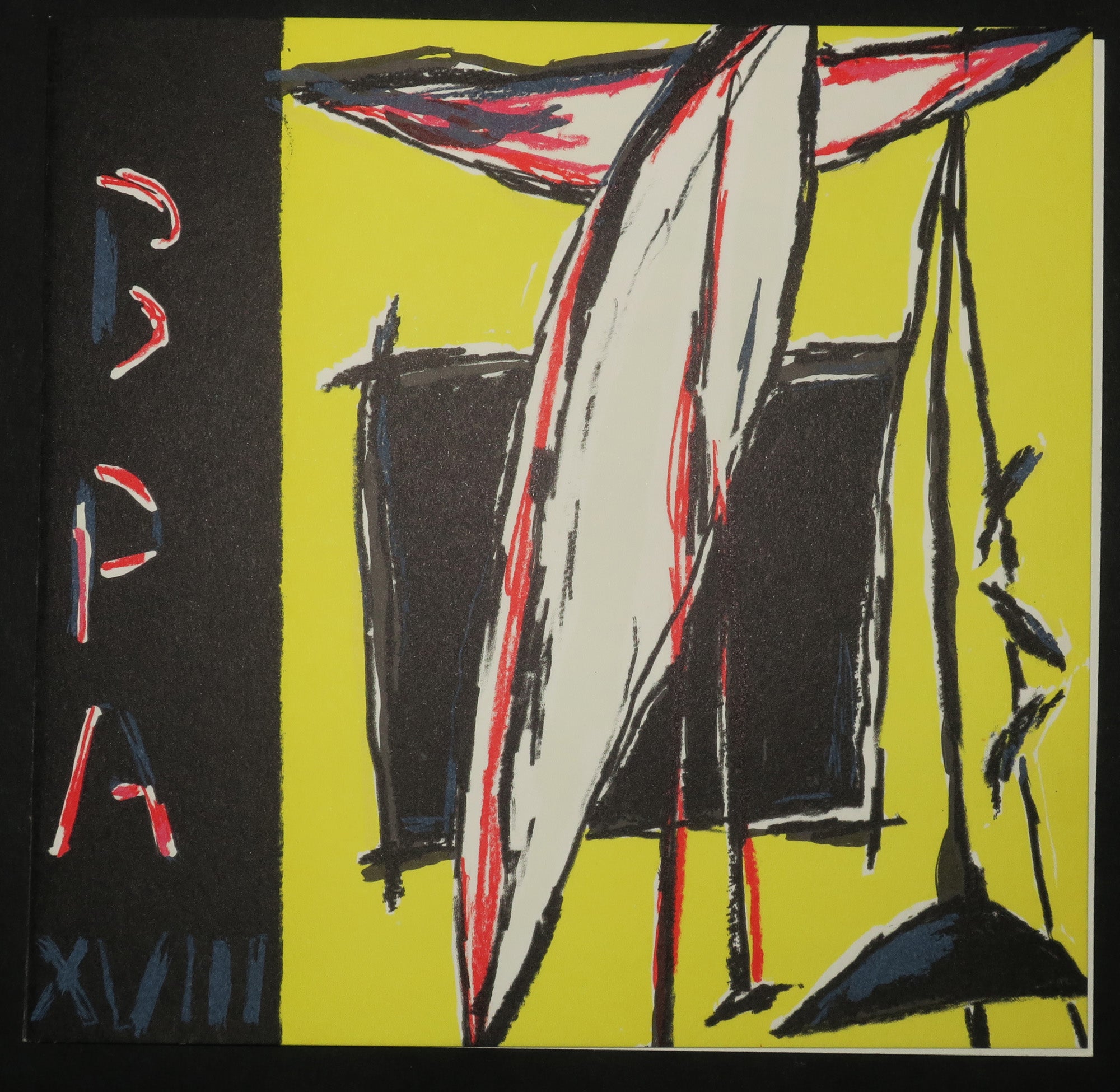 Carton d'invitation au vernissage de l'exposition