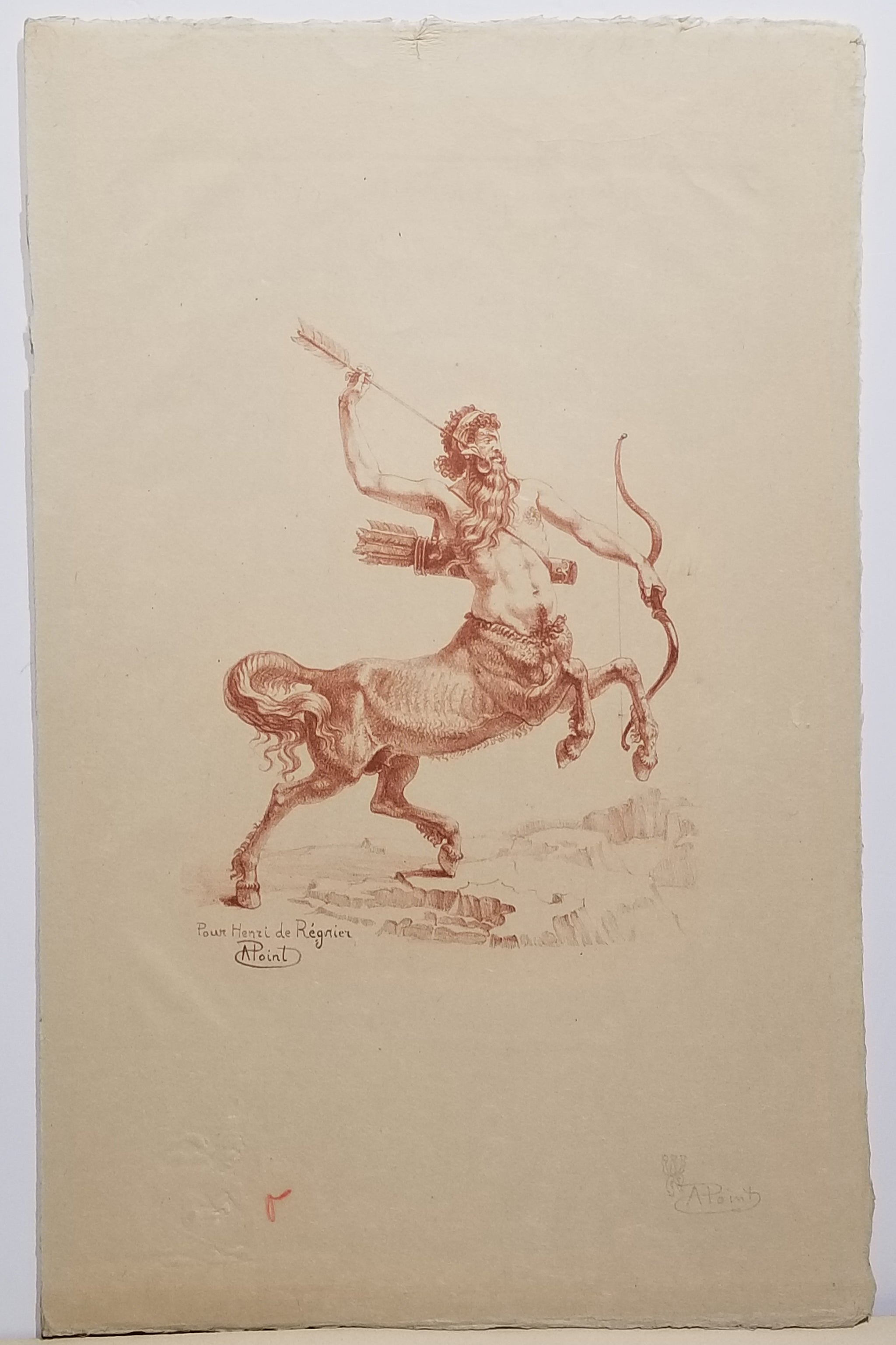 Le Centaure Chiron (pour H. de Régnier). 1896.