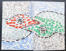 Charger l'image dans la galerie, Carte de vœux d'Aimé et Marguerite Maeght.