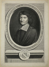 Charger l'image dans la galerie, Portrait de Michel Antoine Baudrand, prieur de Rouvre, géographe français, (1633-1700).  1681.