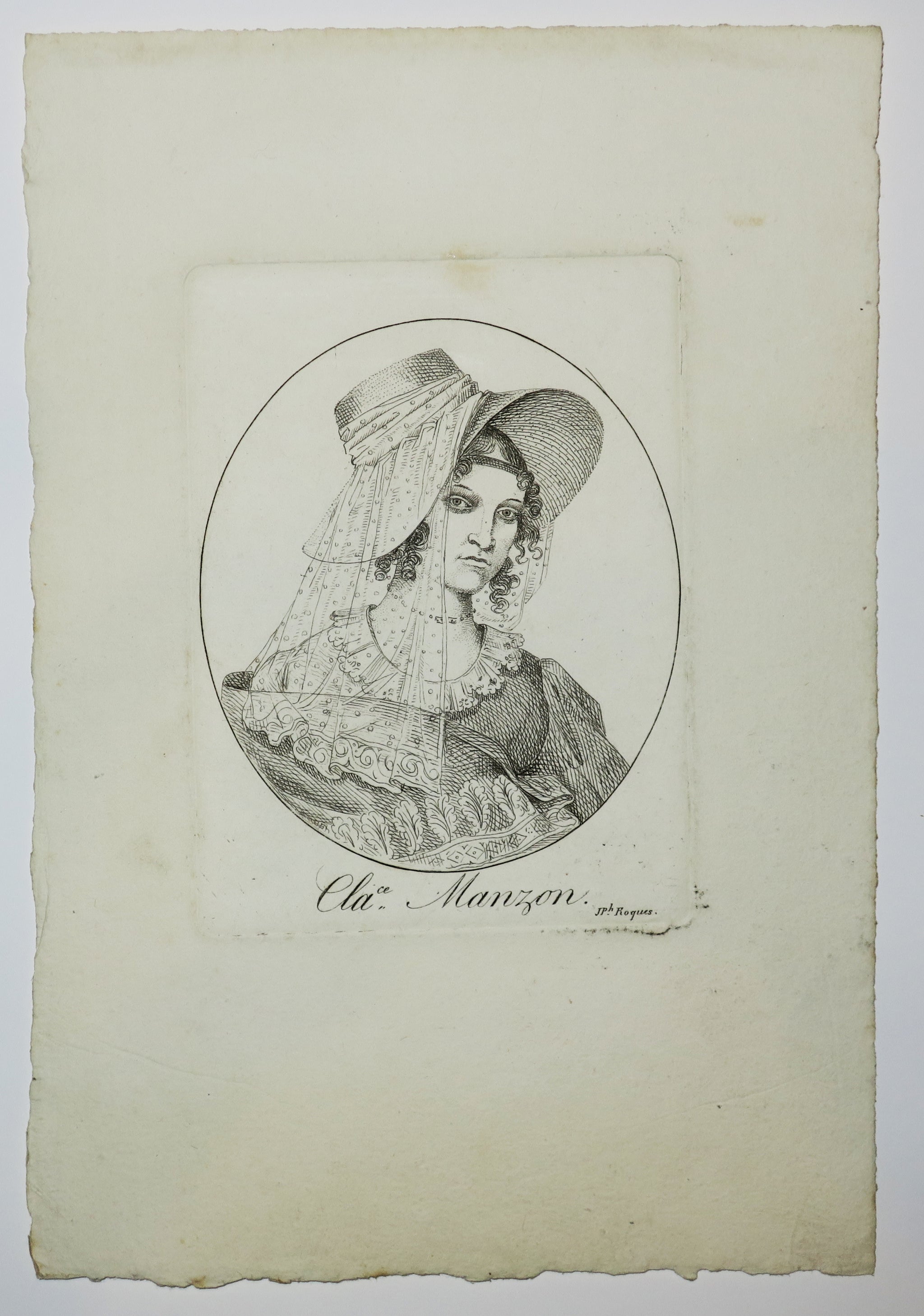 Portrait de Clarisse Manzon.