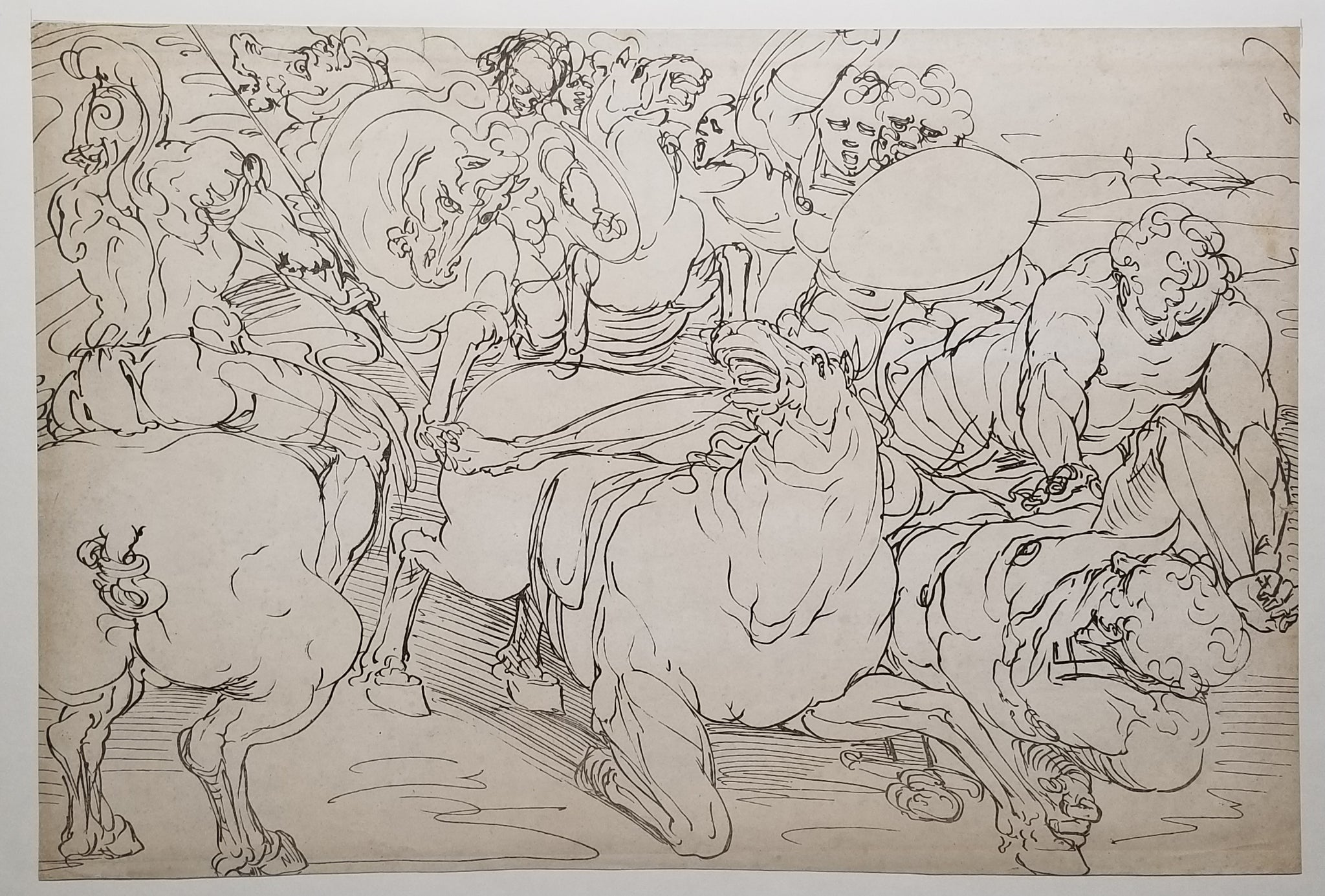 Bataille de cavalerie. c.1810.