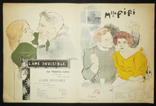Charger l'image dans la galerie, Programme pour le Théâtre Libre: "L'âme Invisible" et "Mademoiselle Fifi", Saison 1895-1896.